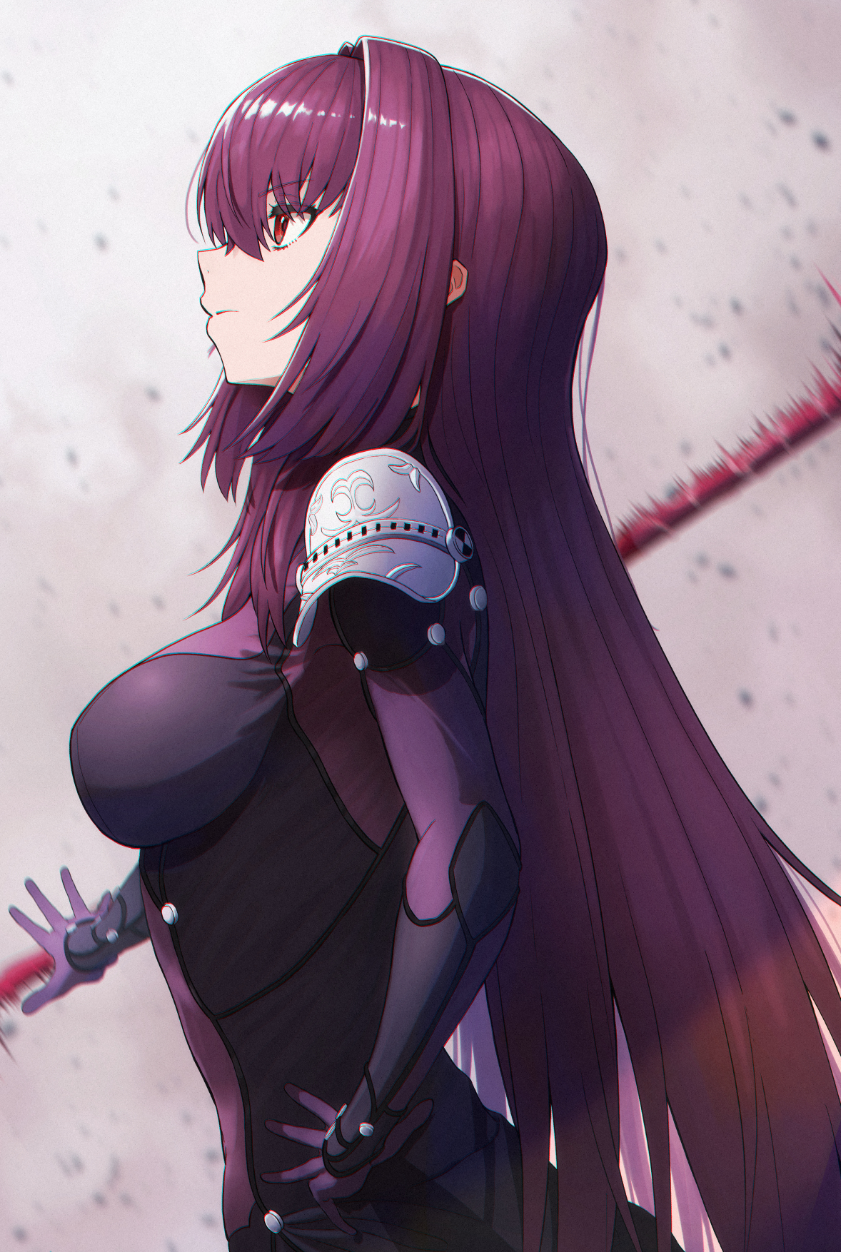 Anime Anime Girls Fate Series Fate Grand Order Scathach Long Hair Purple  Hair Wallpaper - Resolution:1178x1754 - ID:1275207 