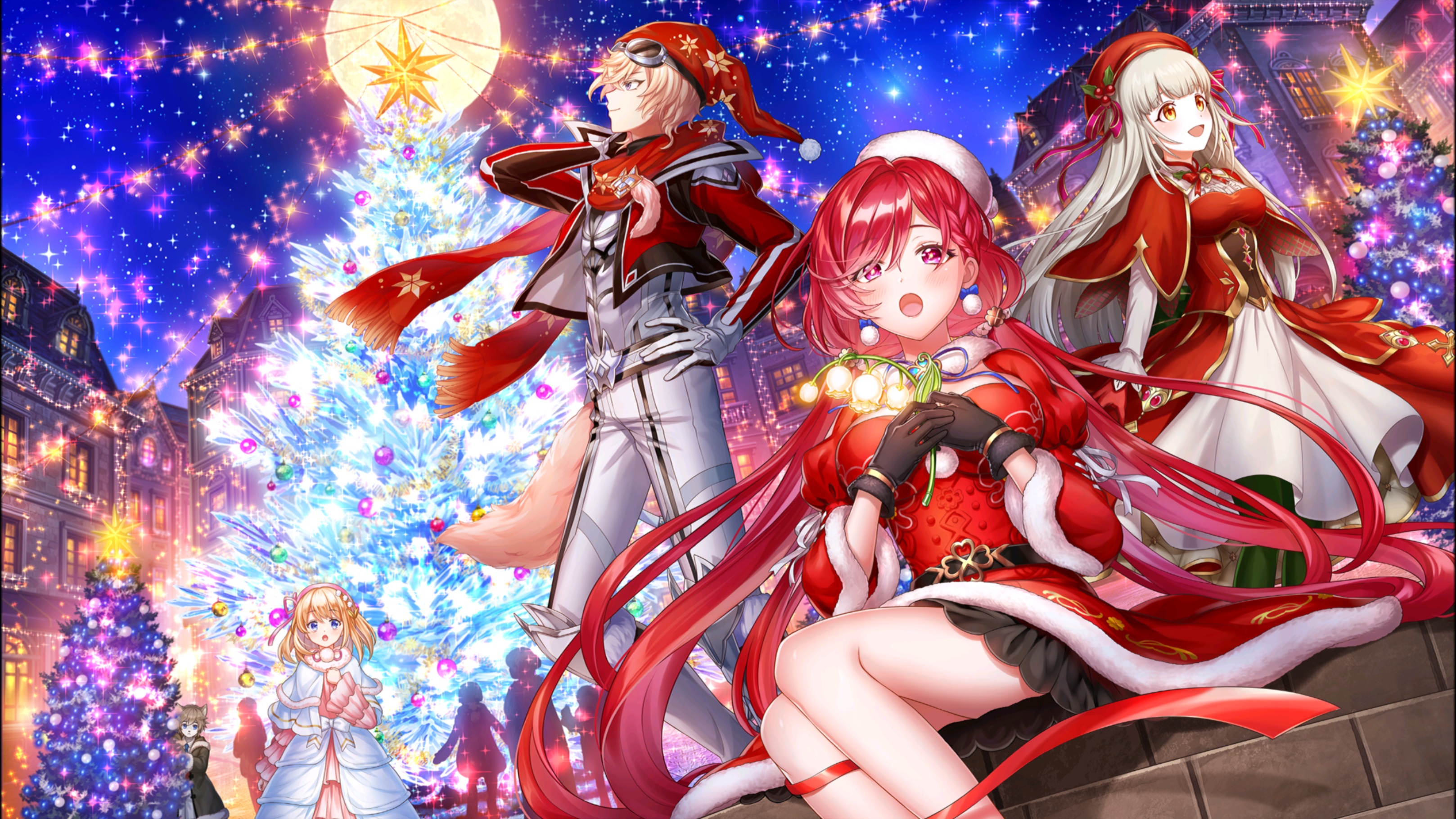 979308 anime girls, Christmas, anime, Christmas ornaments, visual novel -  Rare Gallery HD Wallpapers