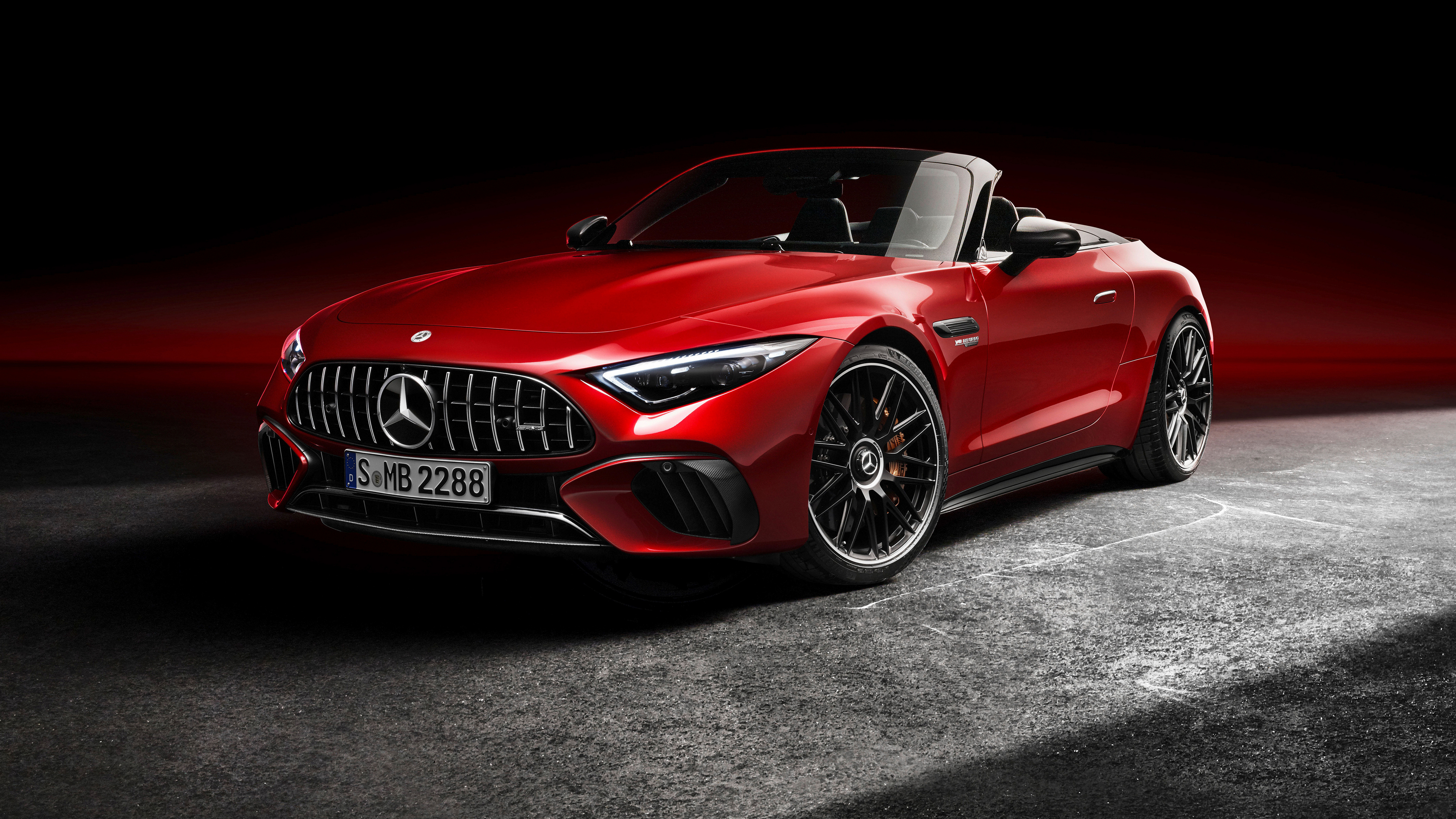 Sports Car Red Cars Mercedes AMG GTs Vehicle Mercedes Benz Car 3840x2160