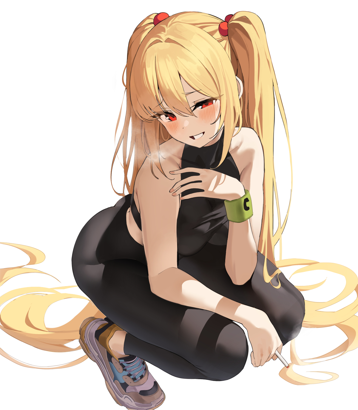 Anime Anime Girls Digital Art Artwork Portrait Display Vertical K Pring Twintails Long Hair Blonde R 1200x1371