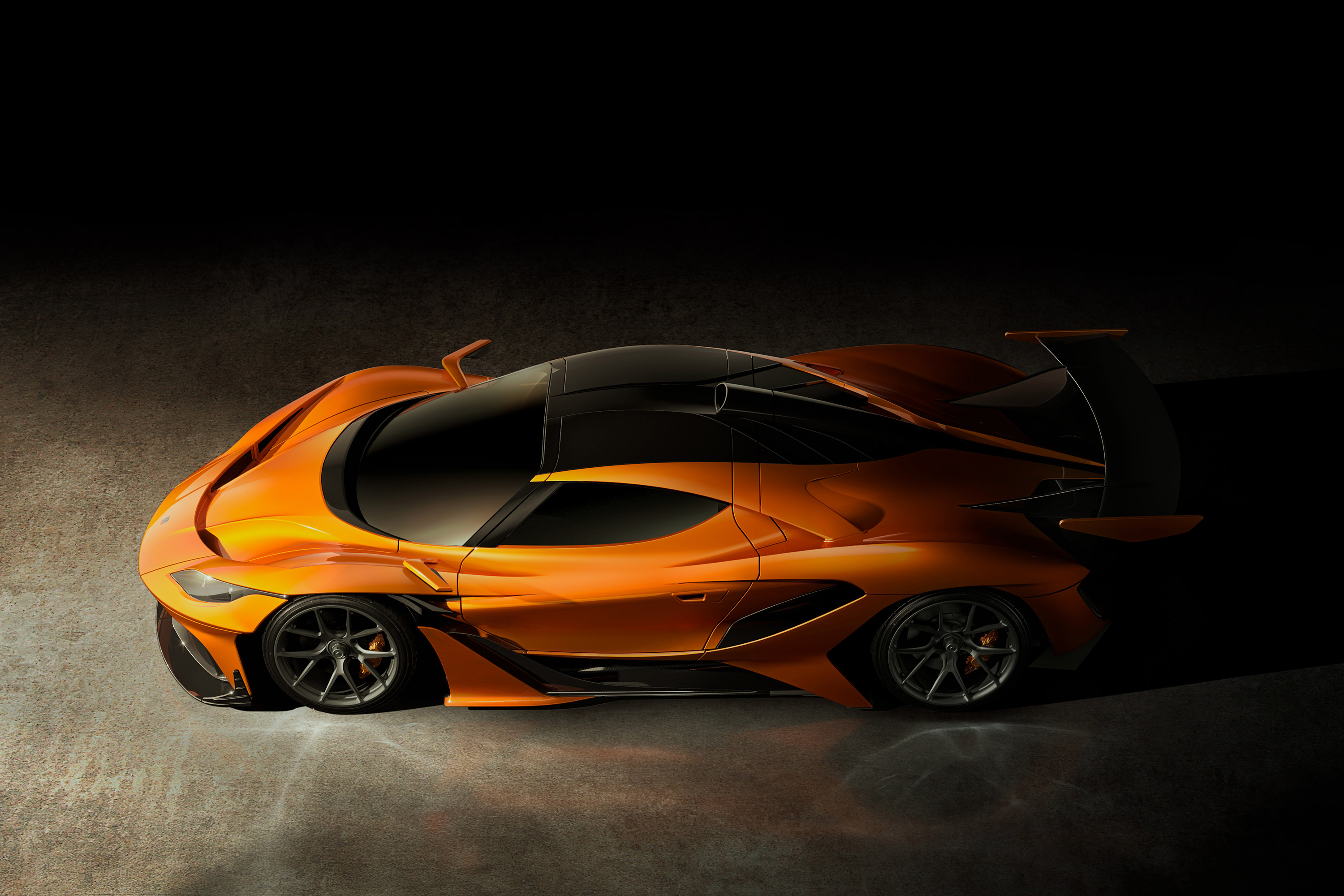 Car Concept Car Coupe Orange Car Sport Car 3000x2000