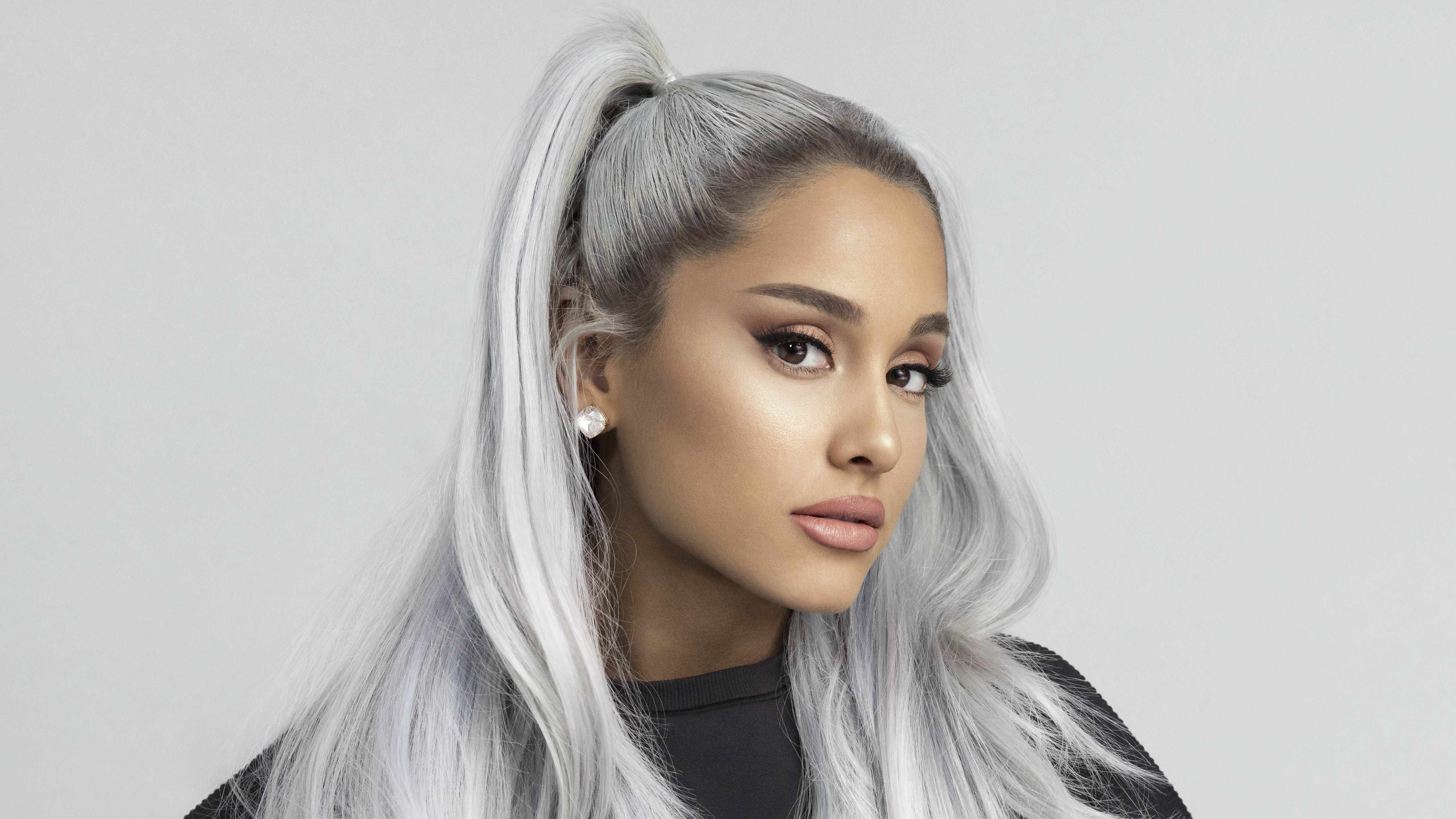 Ariana Grande Women White Background Singer 5323x2994