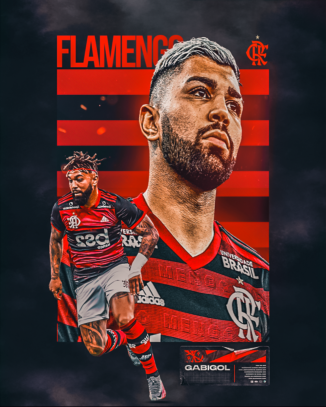 Clube De Regatas Do Flamengo Flamengo Soccer Graphic Design Flyer 1080x1350