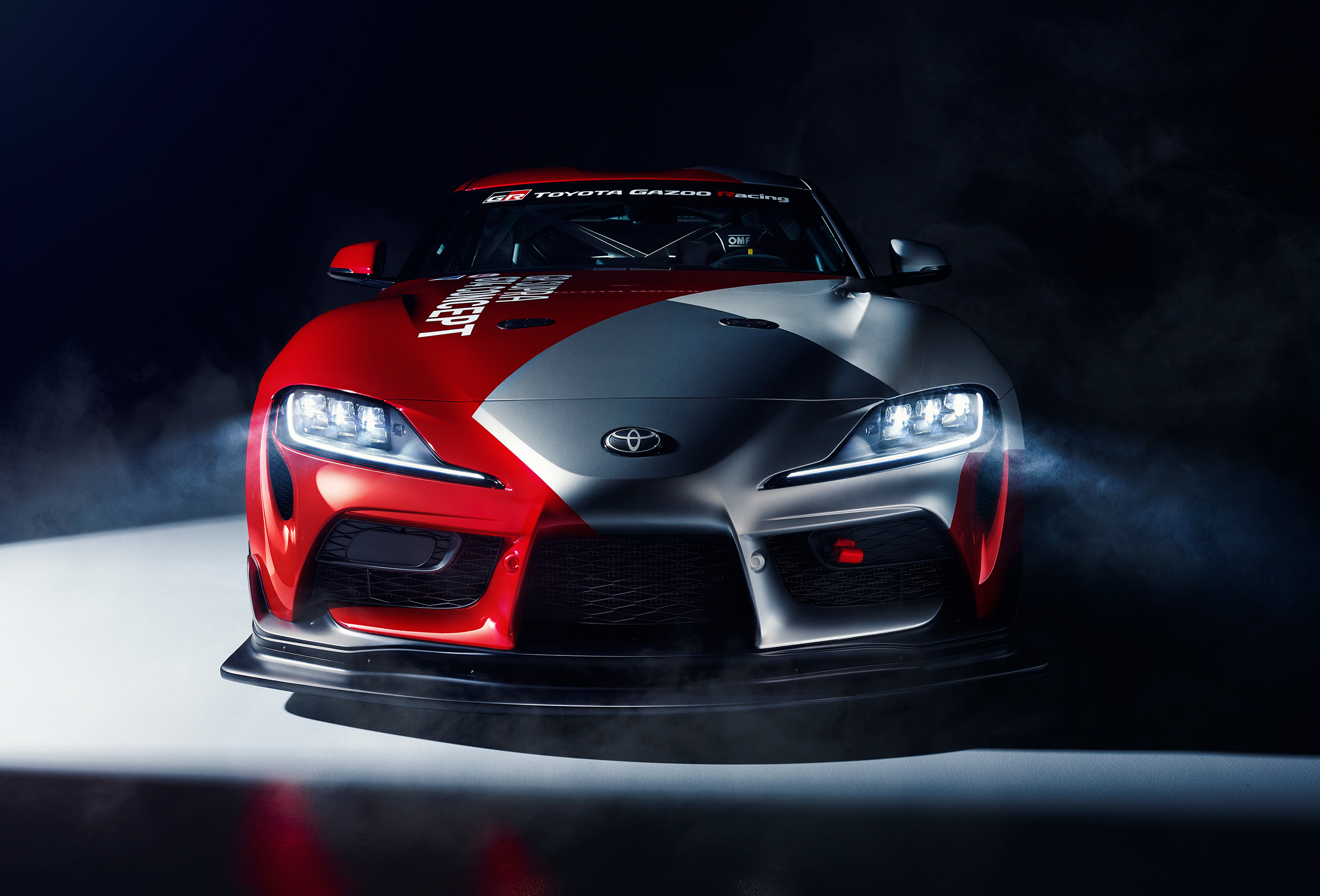 Toyota Supra Toyota GR Supra Race Cars Livery Car Toyota Japanese Cars Concept Cars Frontal View Toy 2502x1698