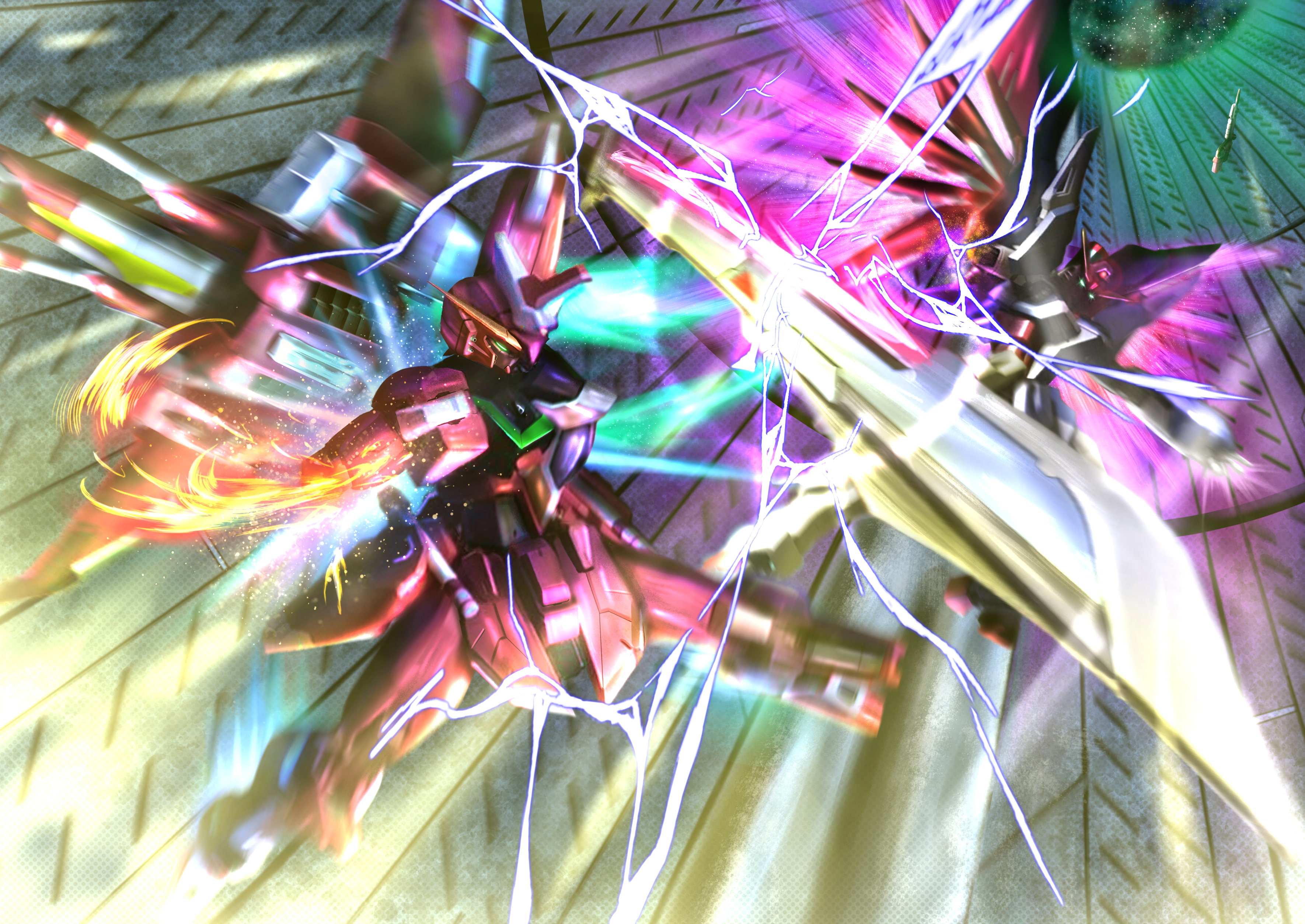 Anime Robot Gundam Mobile Suit Gundam SEED Destiny Super Robot Wars Infinite Justice Gundam Destiny  3541x2508