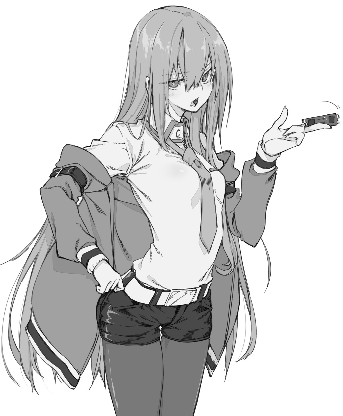 Steins Gate Makise Kurisu Anime Girls Long Hair 1384x1680