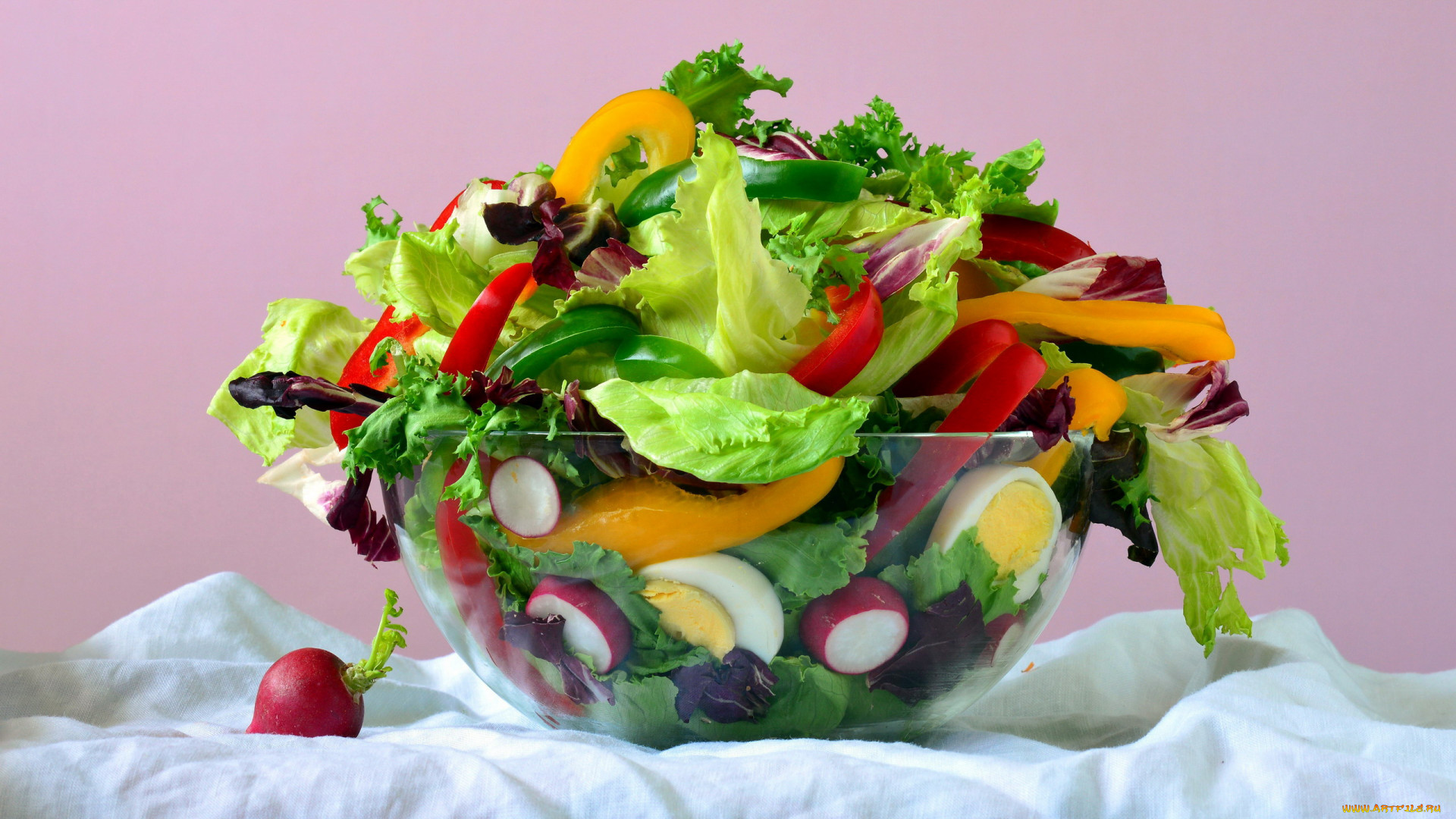 Food Salad Vegetables 1920x1080