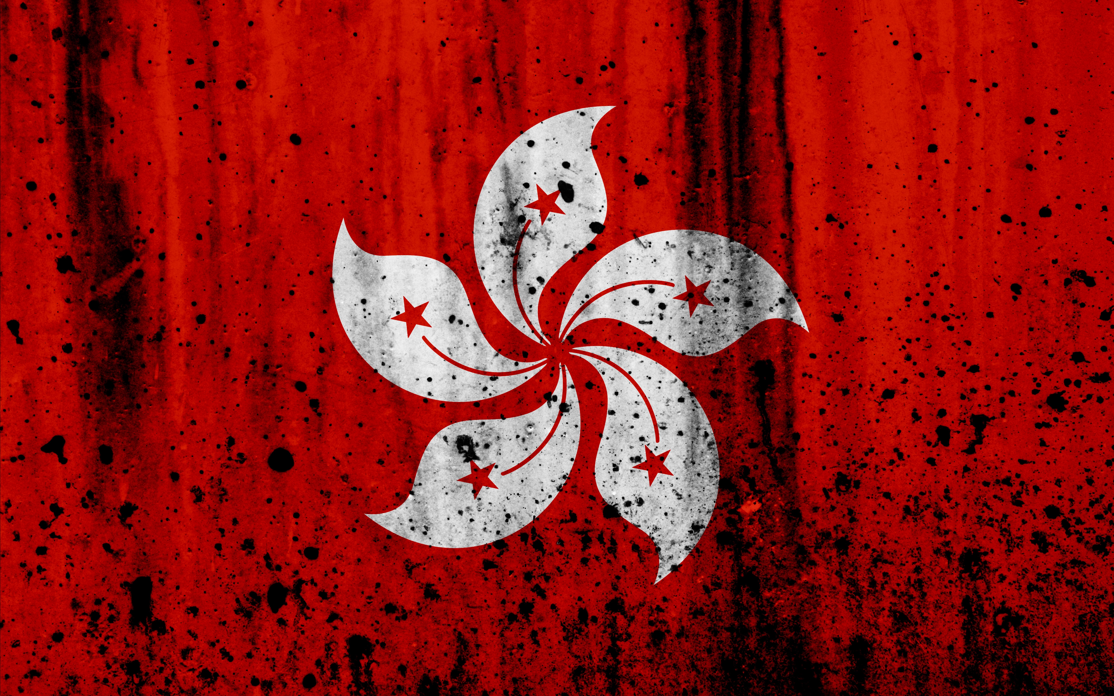 Flag Flag Of Hong Kong 3840x2400