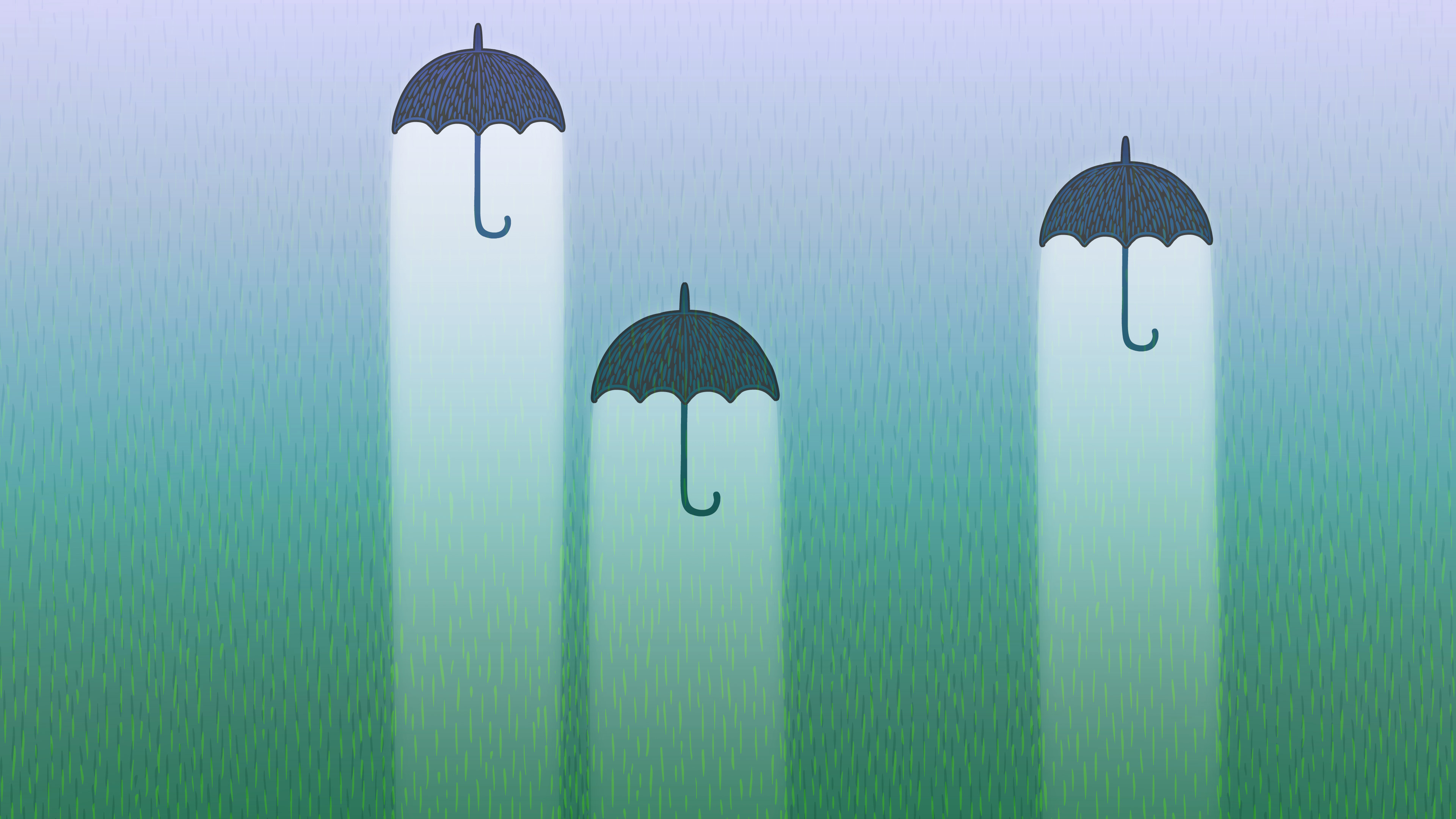 Rain Umbrella 3840x2160