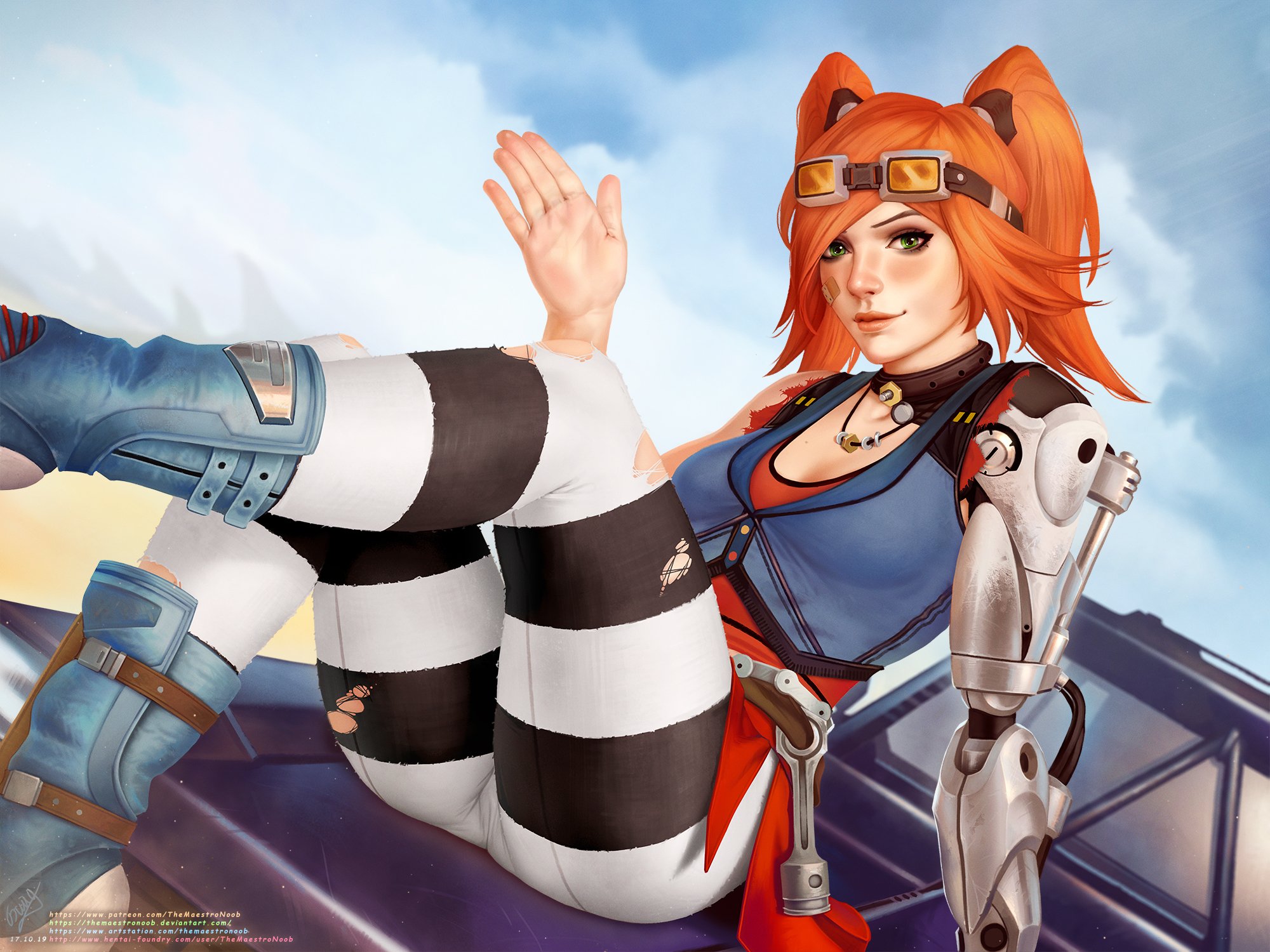 Artwork Gaige Borderlands Women Redhead 2000x1500