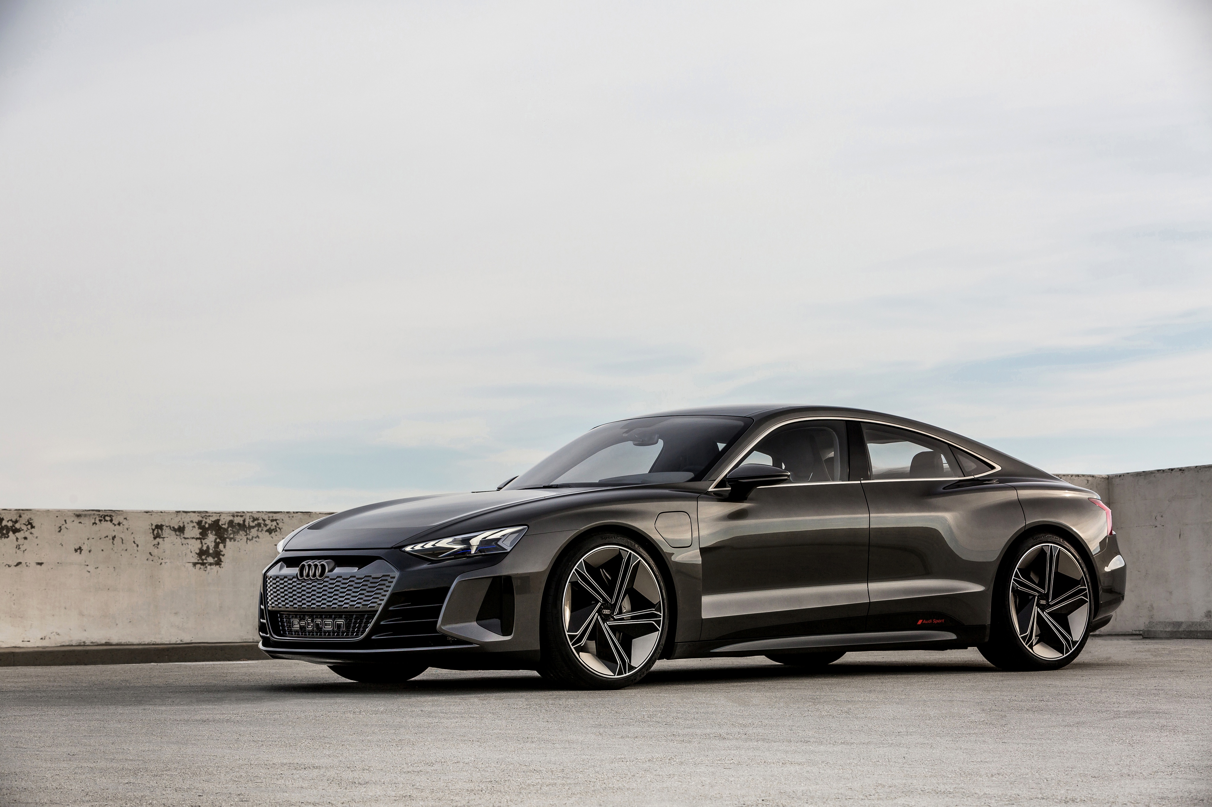 Audi Audi E Tron Black Car Car Electric Car Vehicle 4096x2730