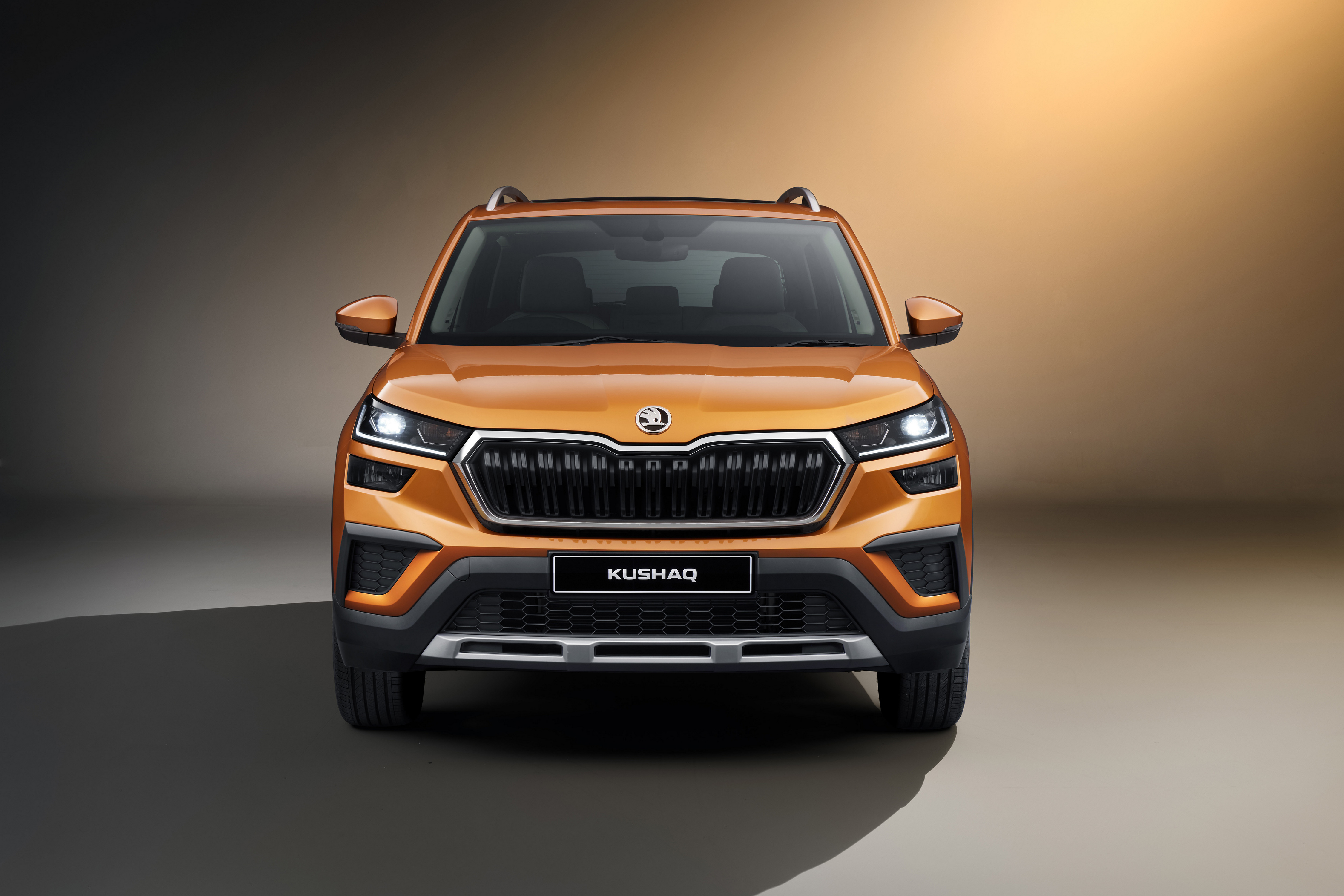 Car Skoda Orange Car Suv 4500x3000