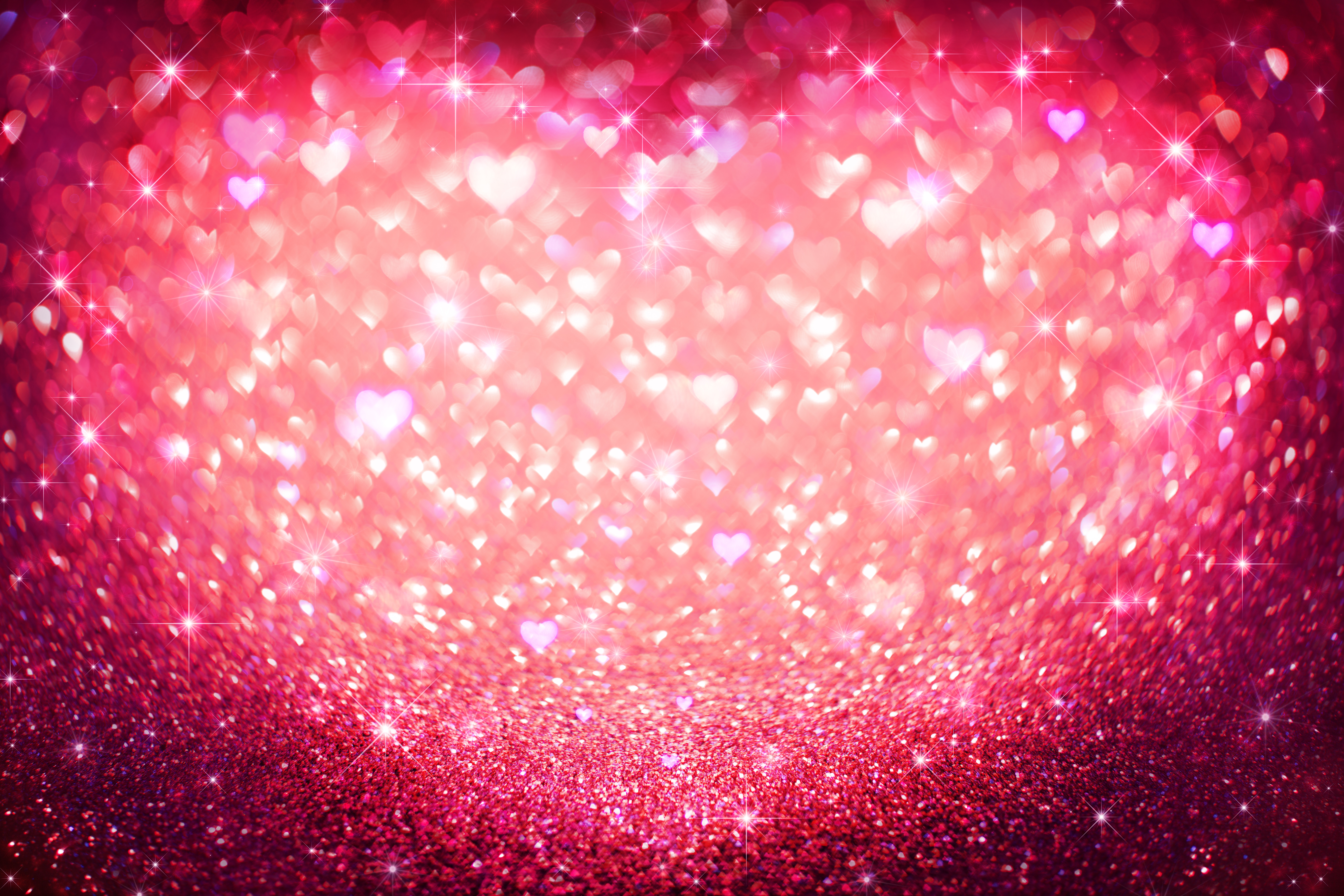 Glitter Bokeh Love Pink 8688x5792