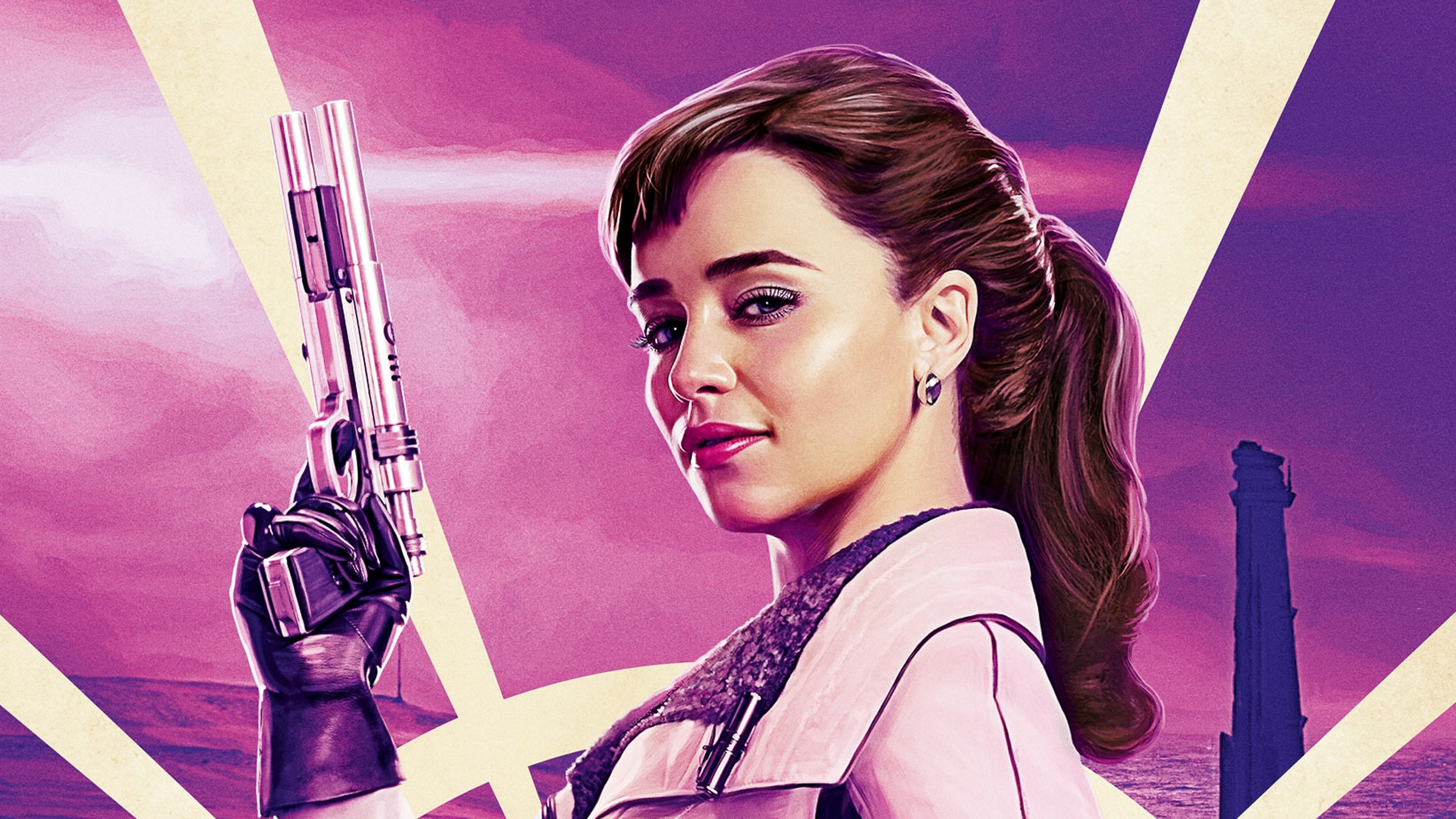 Emilia Clarke Qi 039 Ra Star Wars Solo A Star Wars Story Star Wars 3288x1849