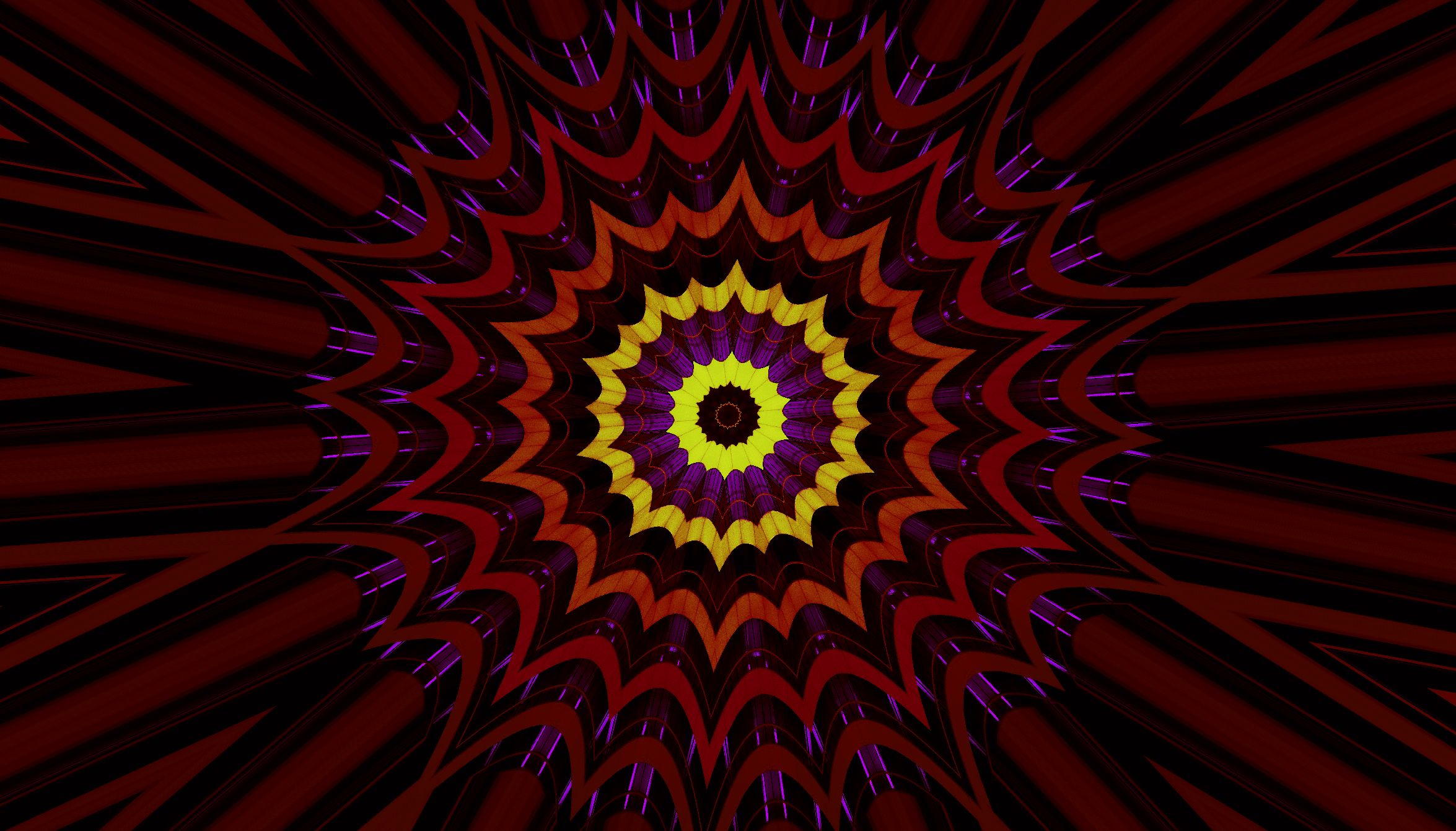 Colors Pattern Kaleidoscope 2350x1341