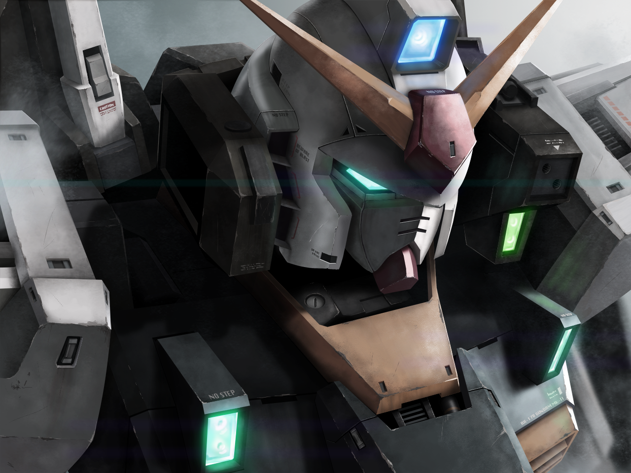 Anime Mech Gundam Super Robot Wars Mobile Suit Zeta Gundam Gundam Mk Ii Artwork Digital Art Fan Art 1280x960