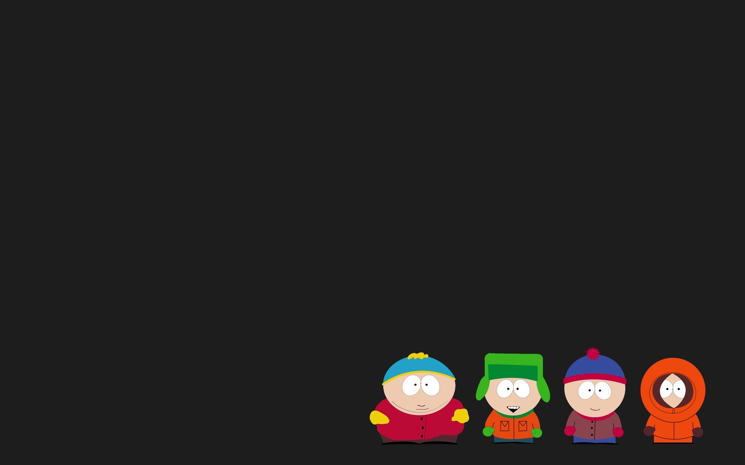Kyle Broflovski Stan Marsh Kenny Mccormick Eric Cartman 2560x1600