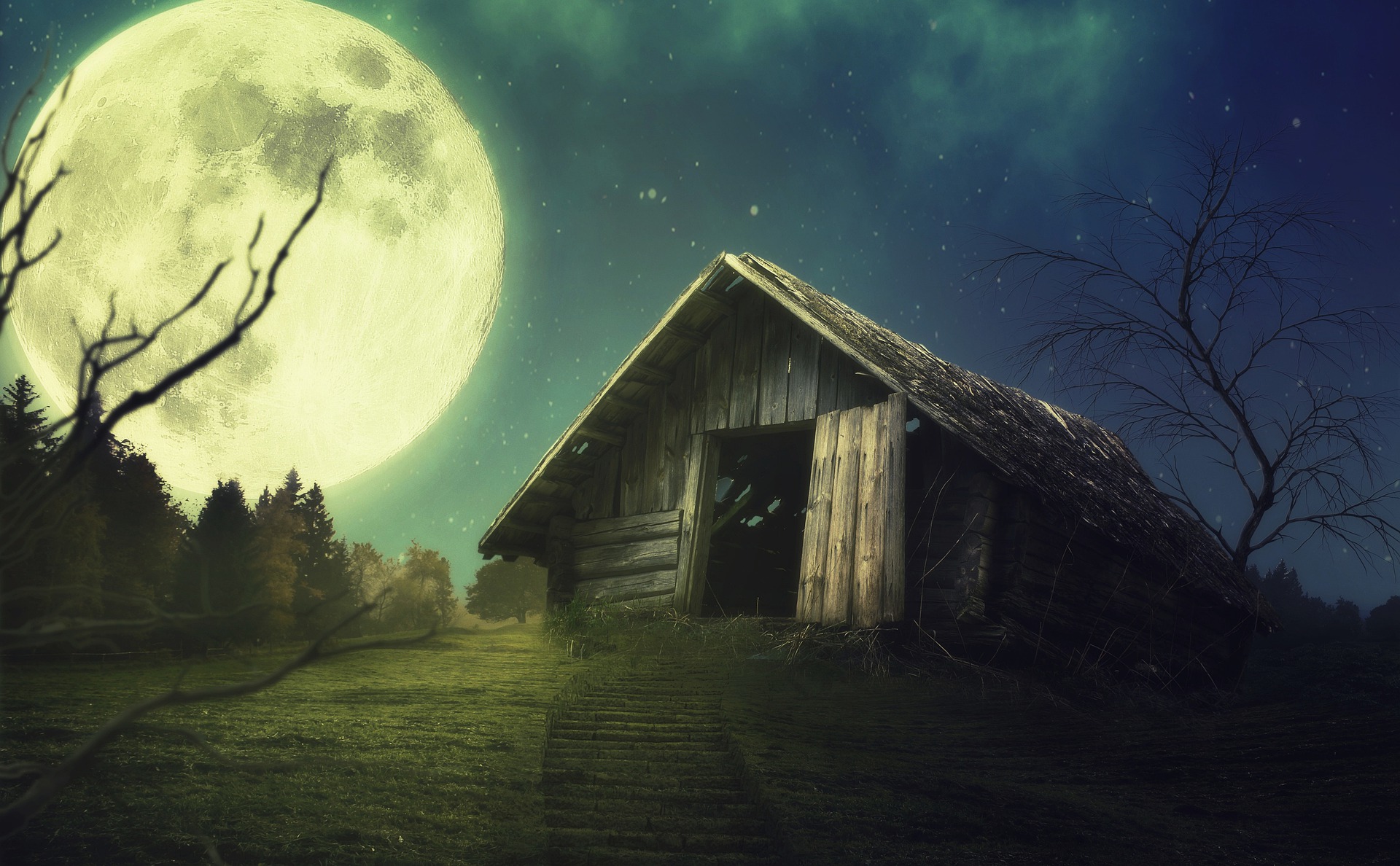 Full Moon Night Barn 1920x1188