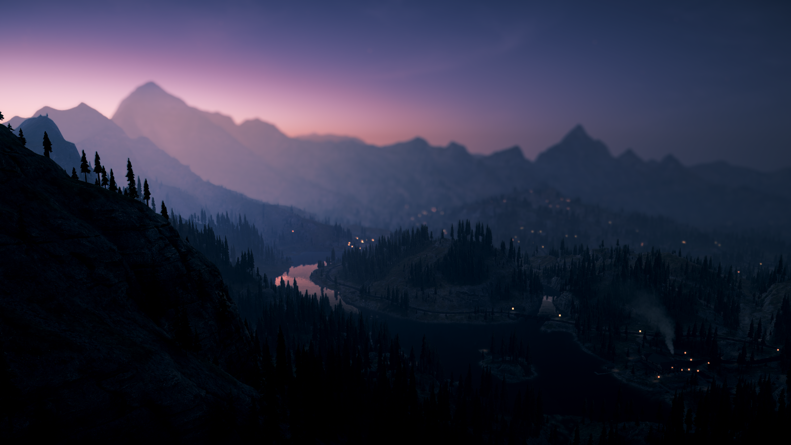 FarCry 5 Screen Shot Game CG Video Games PC Gaming Landscape 2560x1440