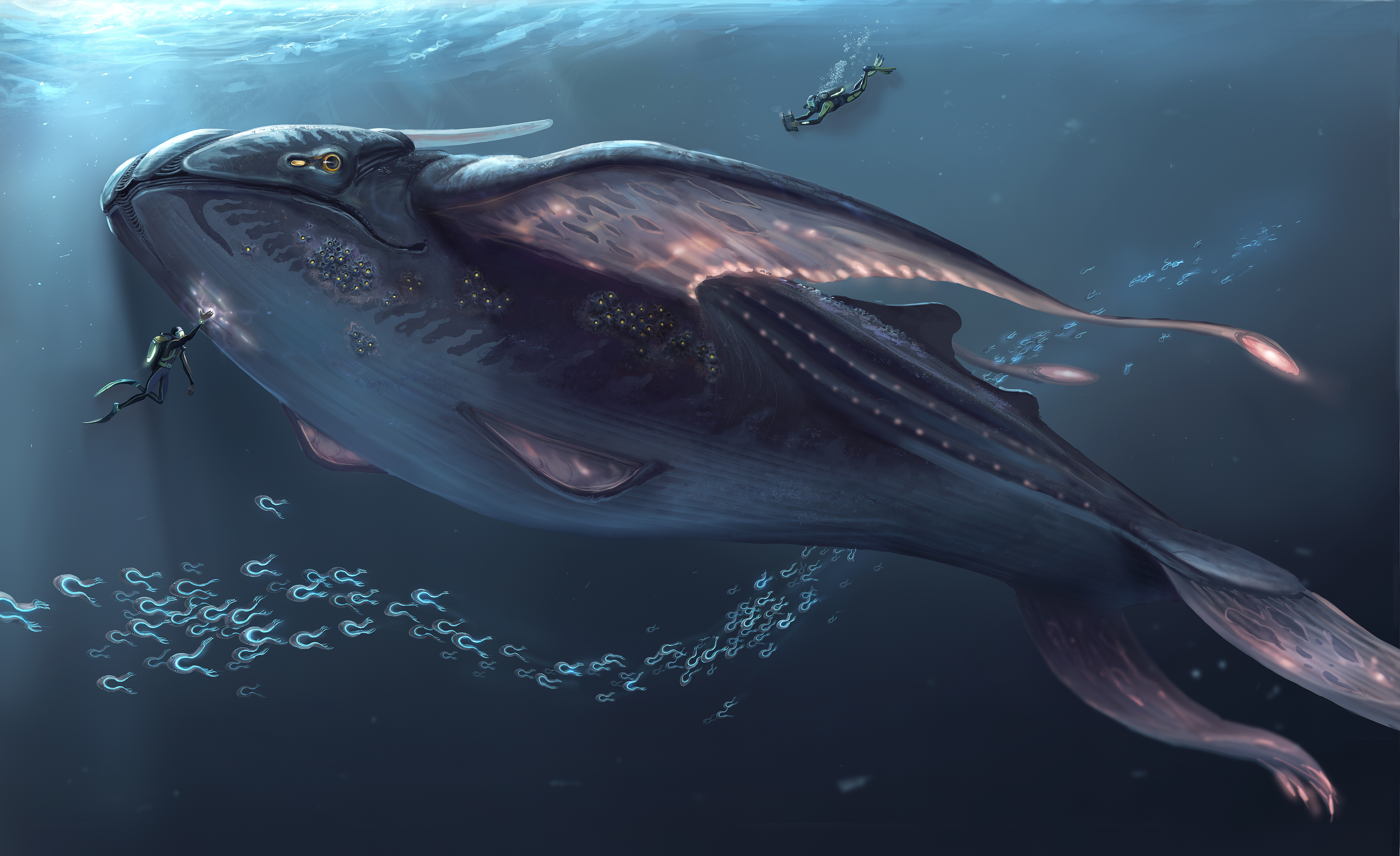 Subnautica Video Games Artwork Drawing 6000x3671