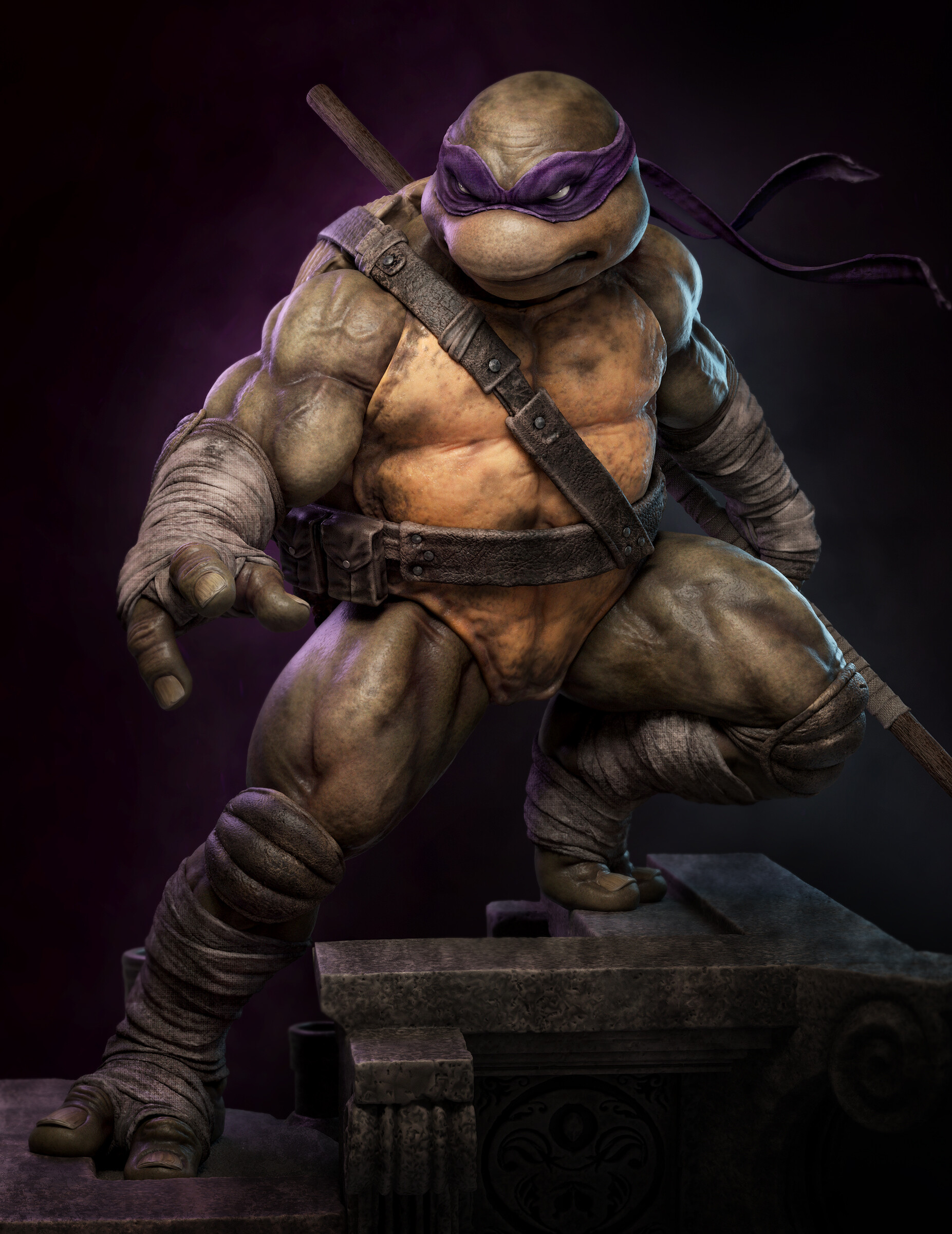 Donatello Teenage Mutant Ninja Turtles Thiago Rios 1853x2400