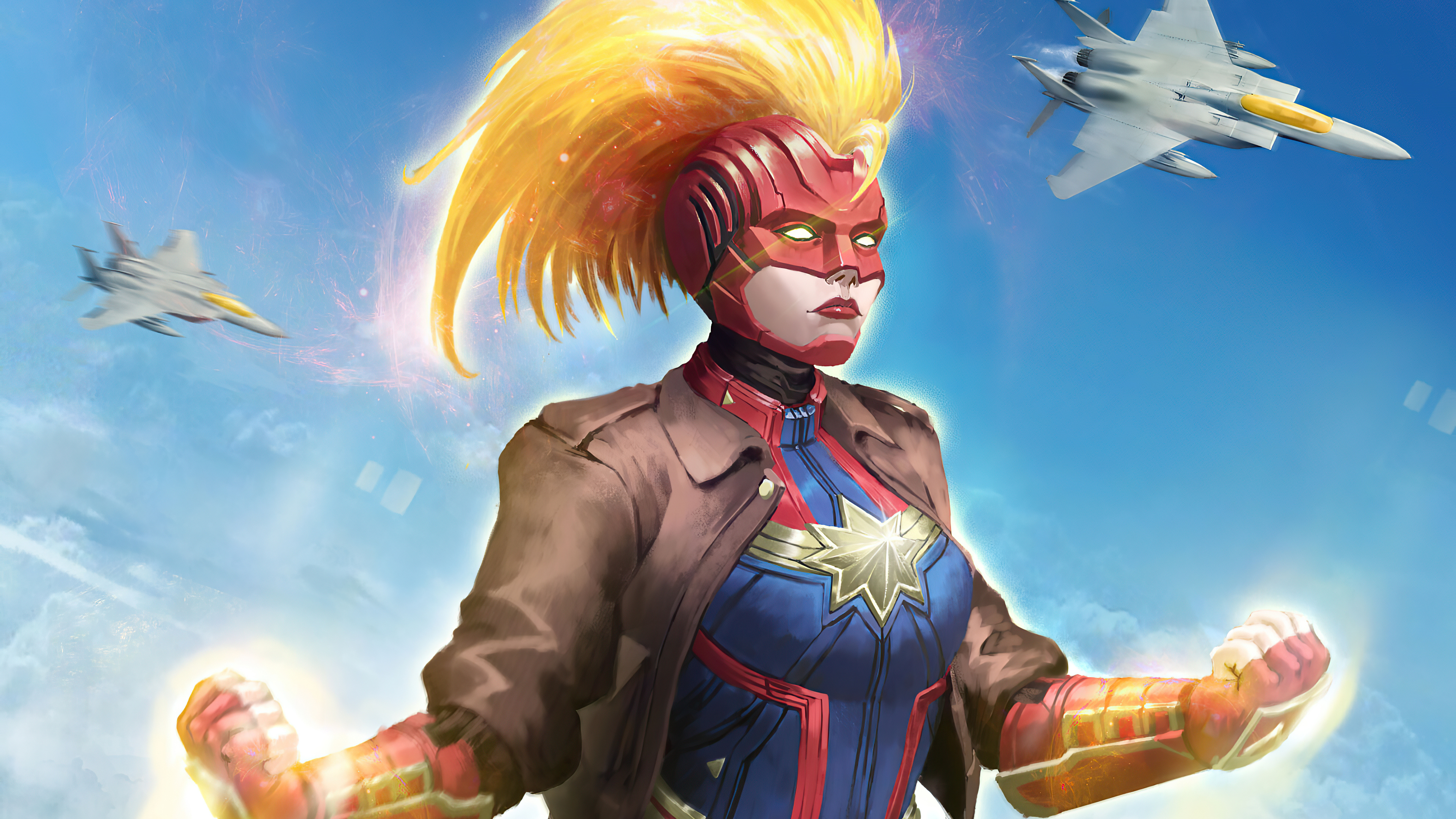 Comics Captain Marvel 3840x2160