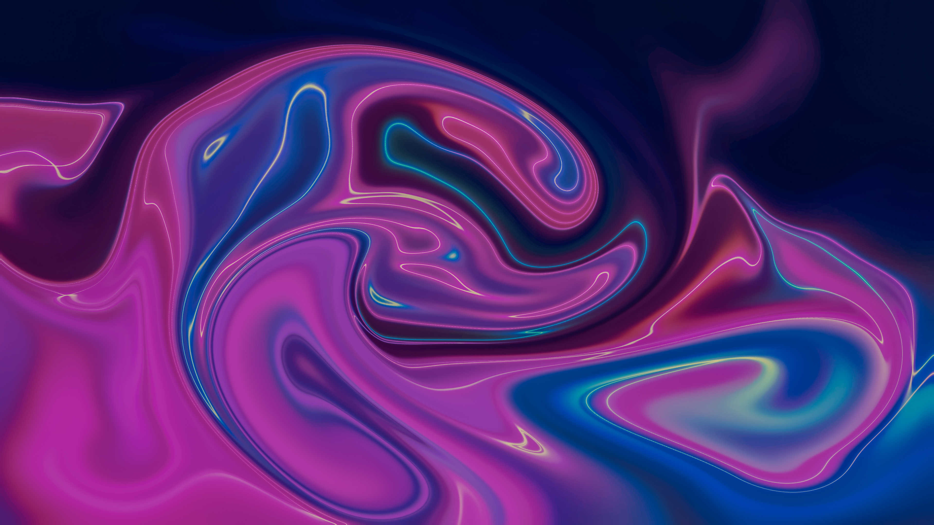 Abstract Swirls Pink 3840x2160