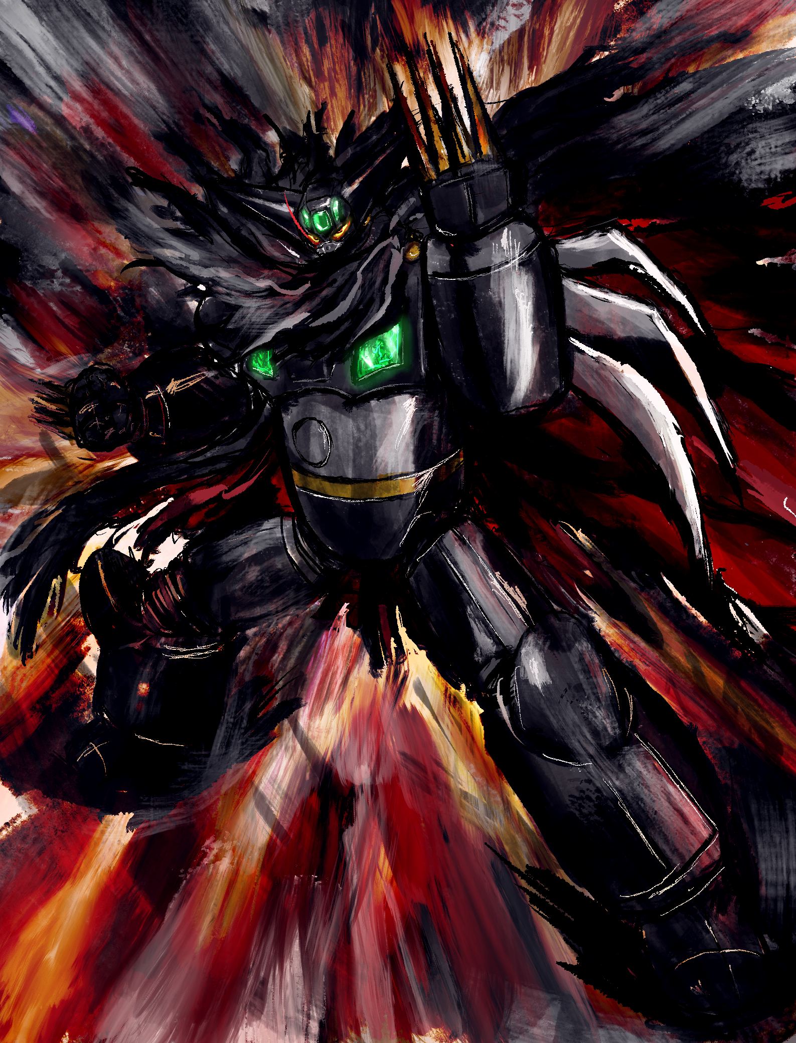 getter-2 and shin getter-2 (getter robo and 1 more) drawn by demeyoshi |  Danbooru