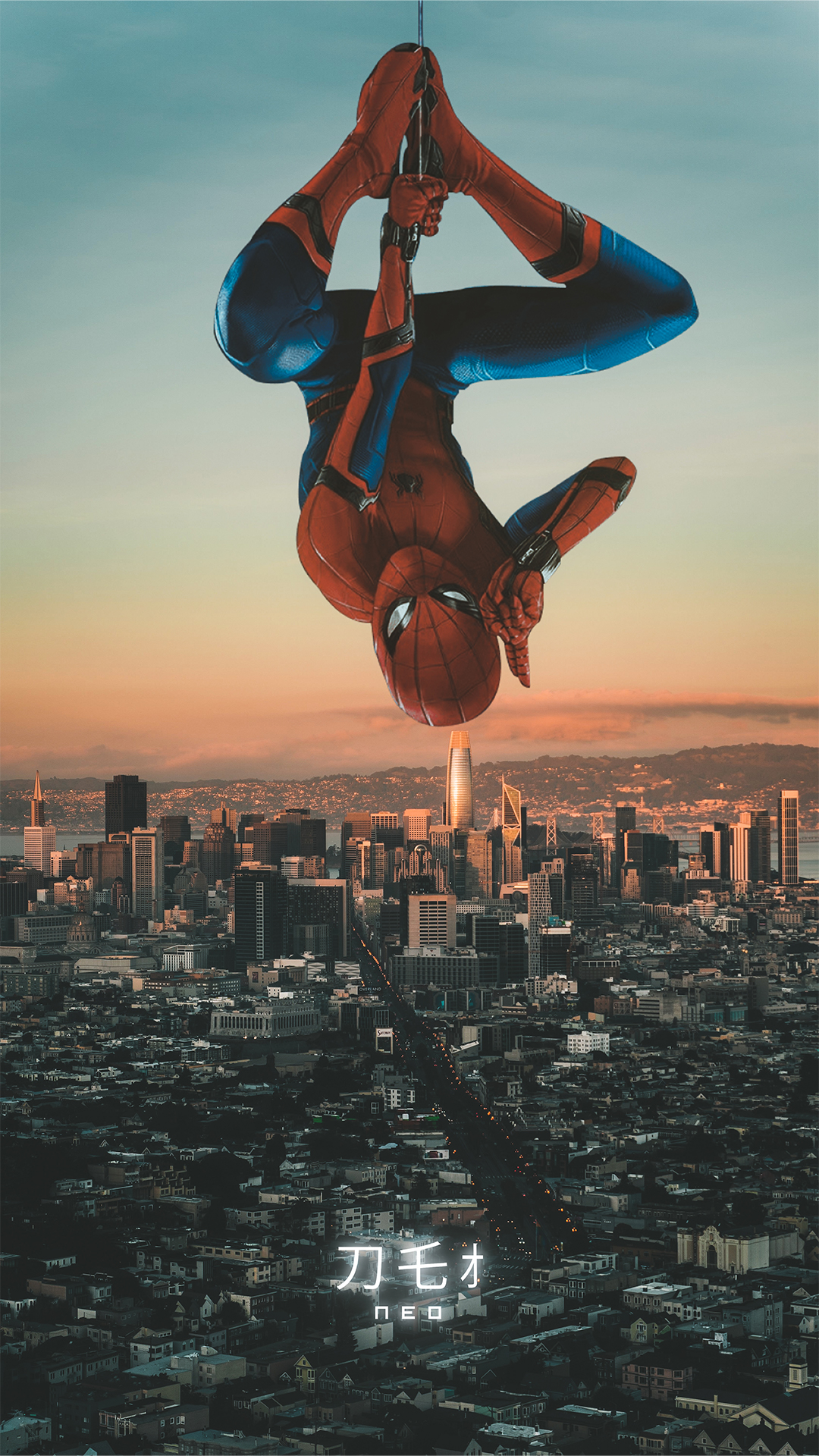 Spider Man Far From Home Sunset Marvel Cinematic Universe 1080x1920