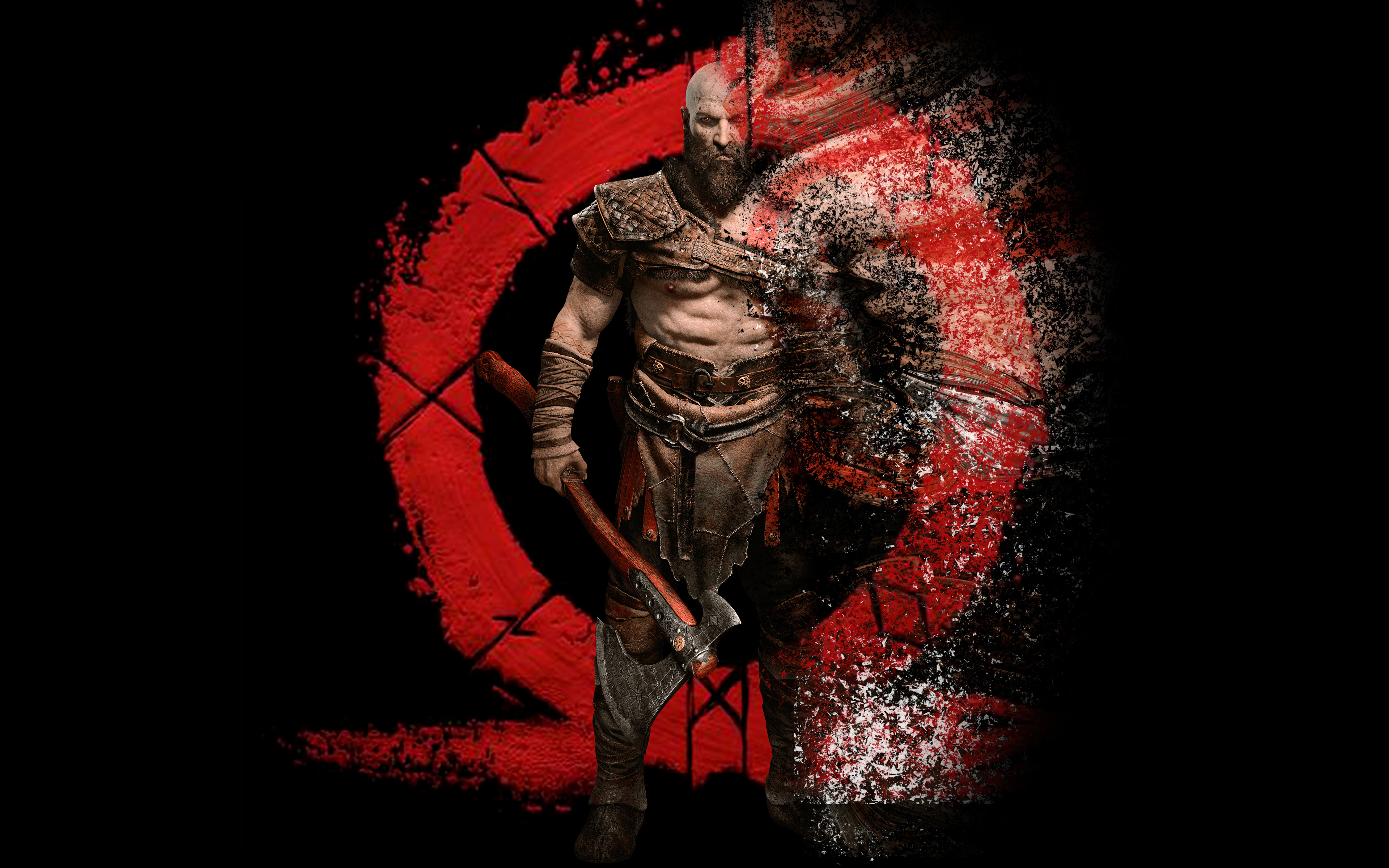 Kratos God Of War 3840x2400