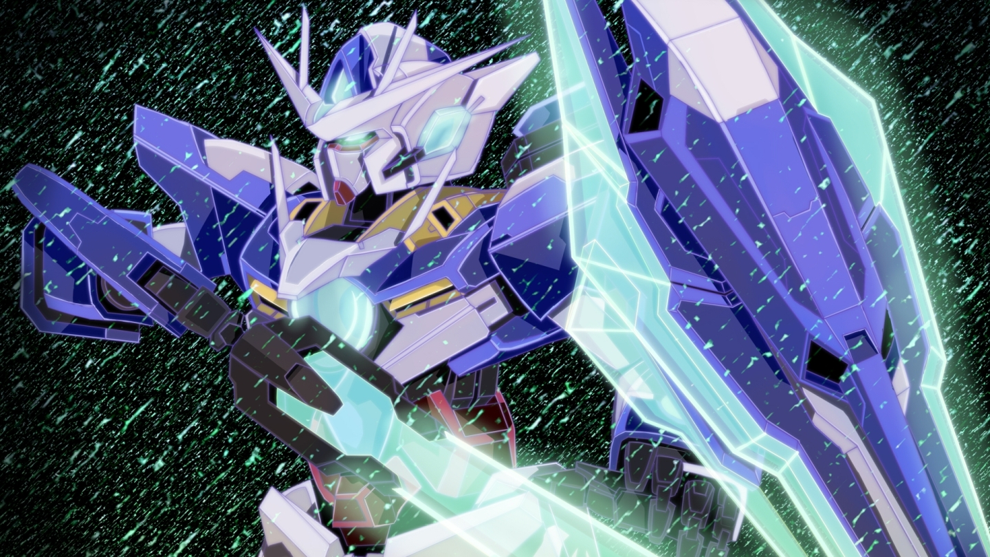 00 Qan T Mobile Suit Gundam 00 Super Robot Wars Anime Mech Gundam Fan Art Digital Art Artwork 1440x810