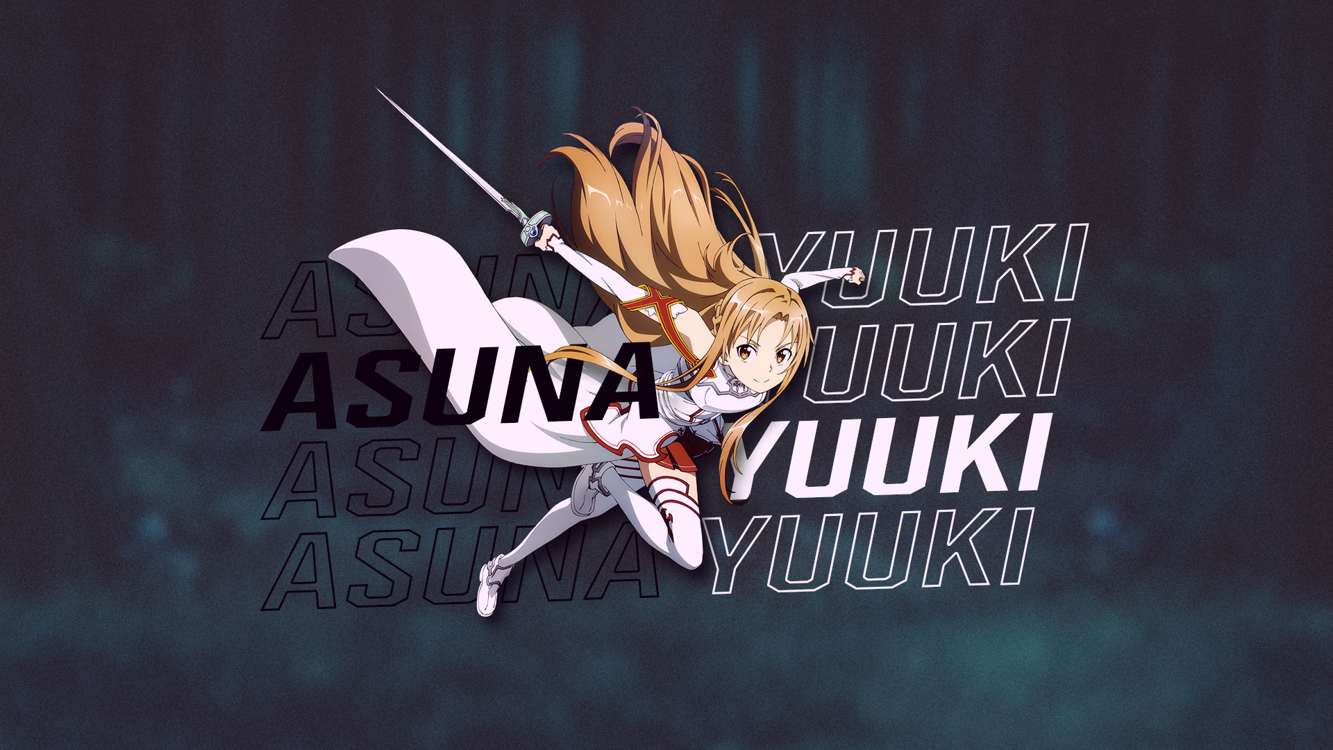 Yuuki Asuna Sword Art Online Anime Girls 1920x1080