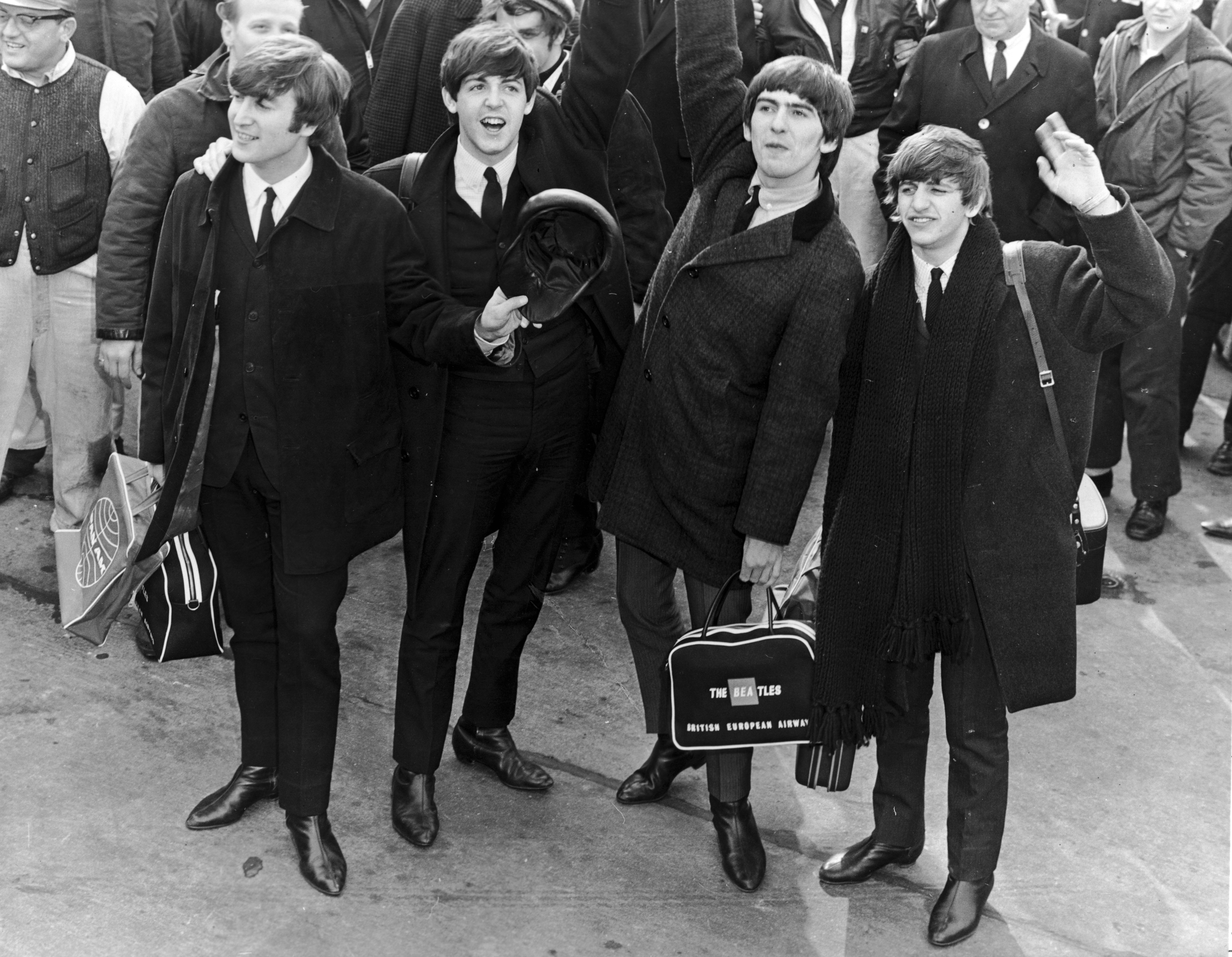 The Beatles John Lennon George Harrison Ringo Starr Paul McCartney 3582x2783