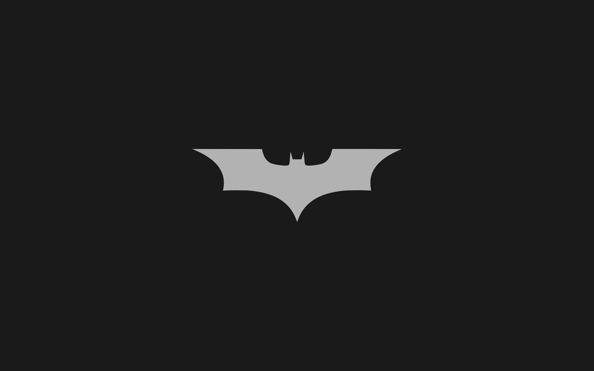 Batman Logo Dc Comics Minimalist 1920x1200
