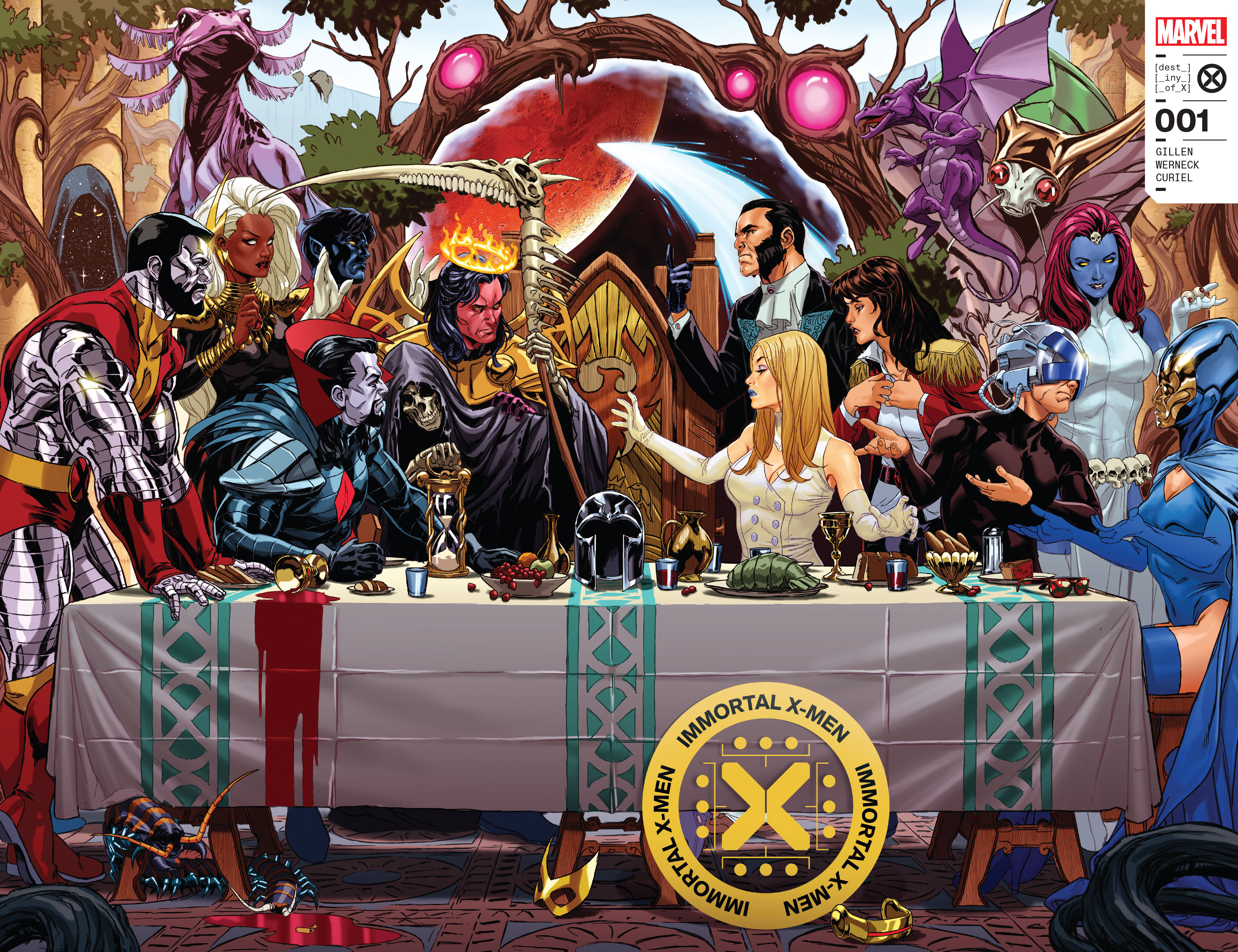 X Men Immortal X Men Marvel Comics Comics The Last Supper Colossus Storm  Character Nightcrawler Mr S Wallpaper - Resolution:3975x3056 - ID:1291560 -  