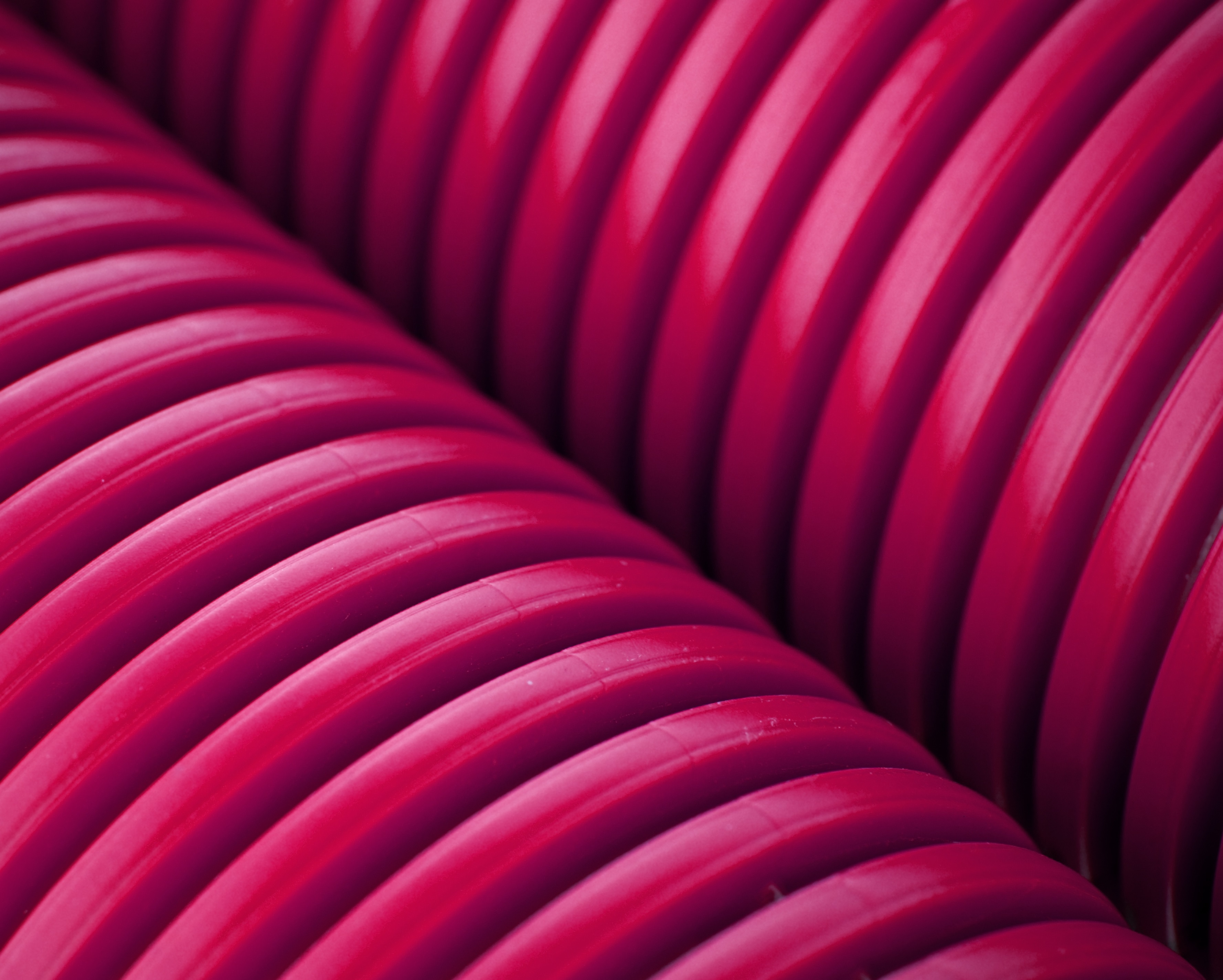 Plastic Pattern Texture Abstract Pipe Red Closeup Macro Tubes 3554x2848