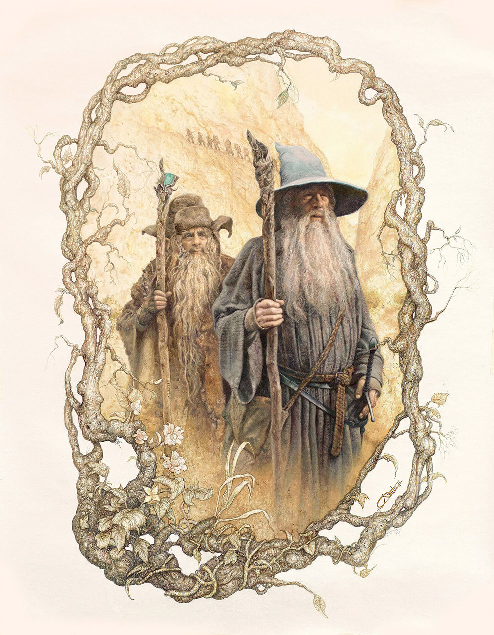 Arantza Sestayo The Hobbit An Unexpected Journey J R R Tolkien Wizard Gandalf Artwork 997x1280