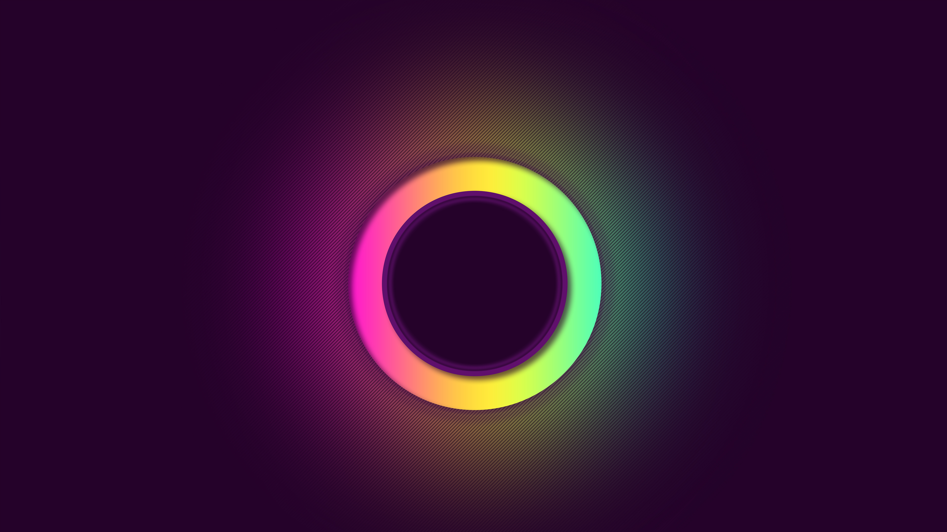 Circle 4K Abstract Colorful 3840x2160