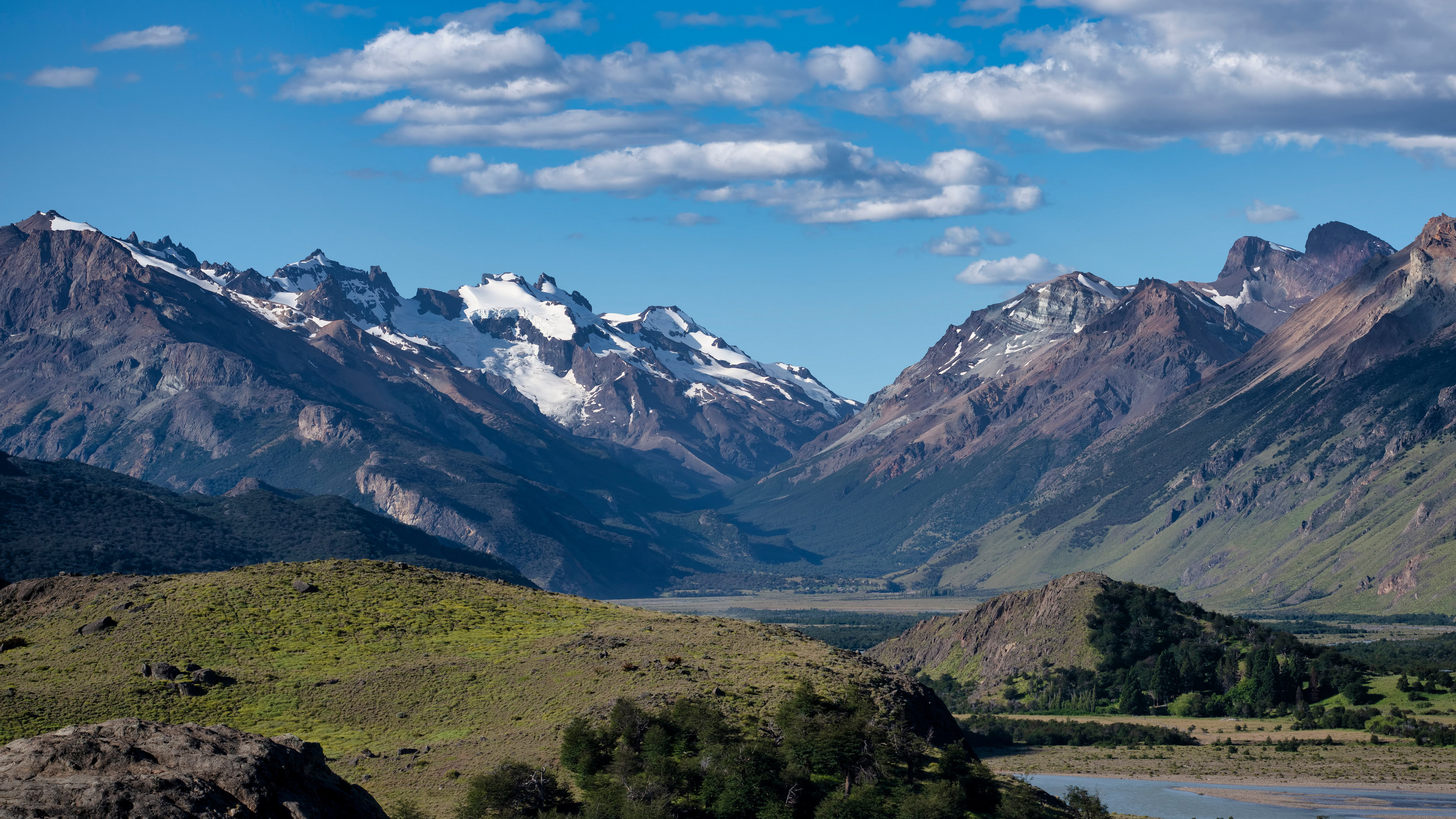 Nature Landscape Argentina Patagonia Mountains Sky South America 3840x2160