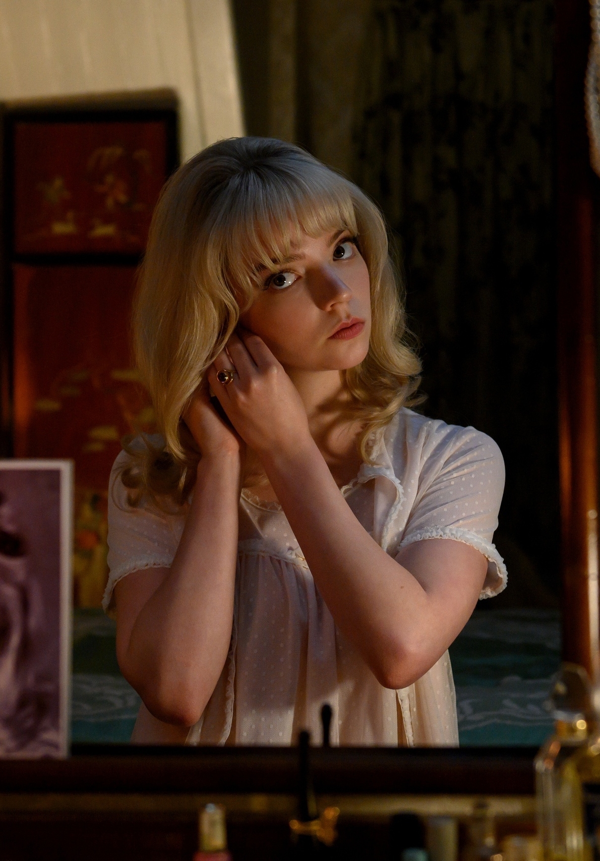 Anya Taylor Joy Women Actress Movies Film Stills Blonde Mirror Reflection Long Hair 1190x1707