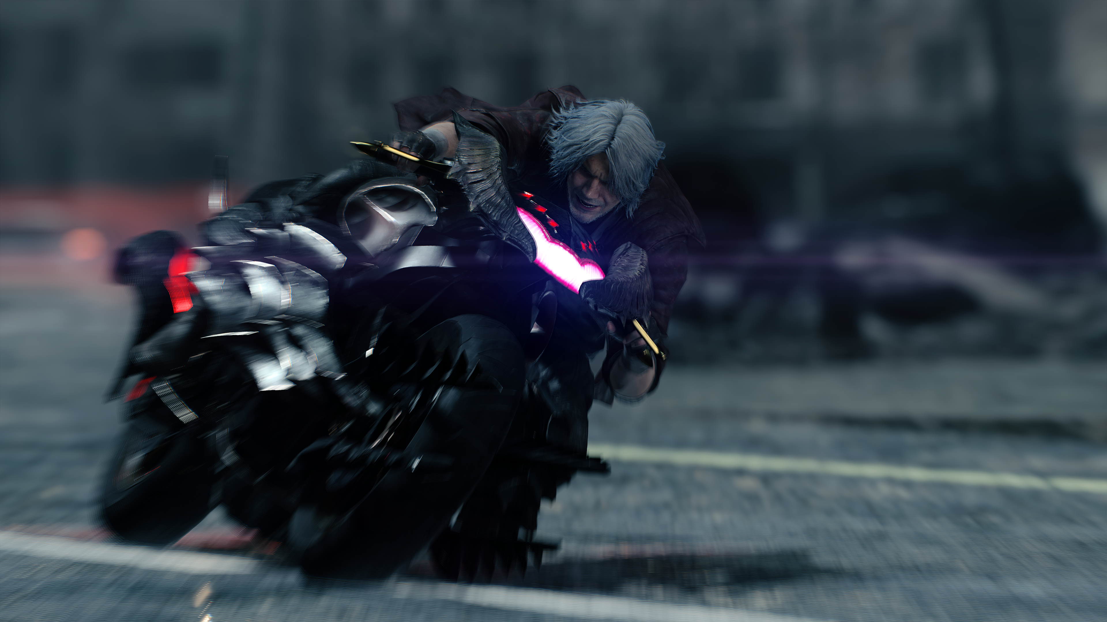 Devil May Cry Dante Devil May Cry Motorcycle 3840x2160
