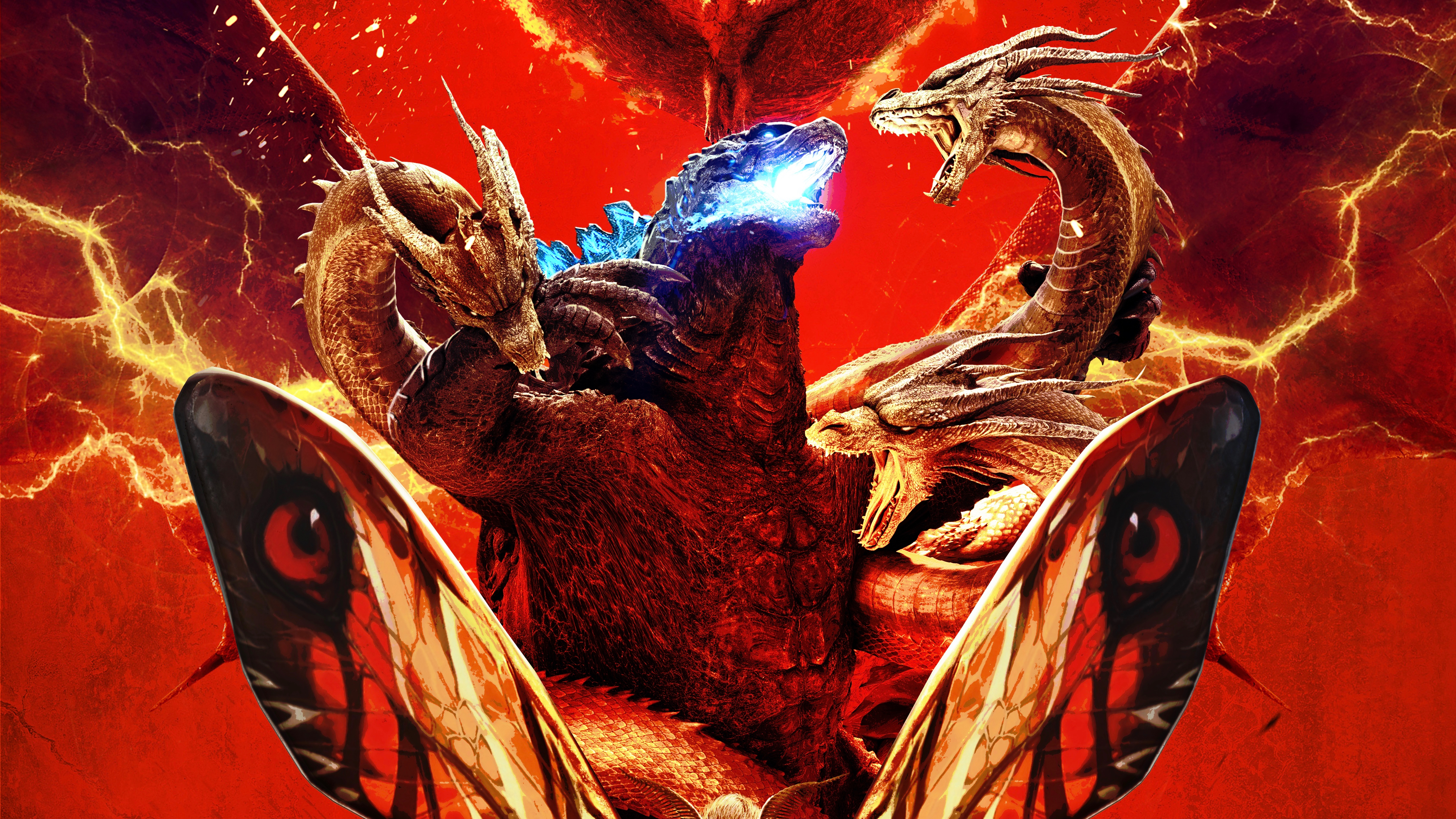 Godzilla King Ghidorah 4500x2531
