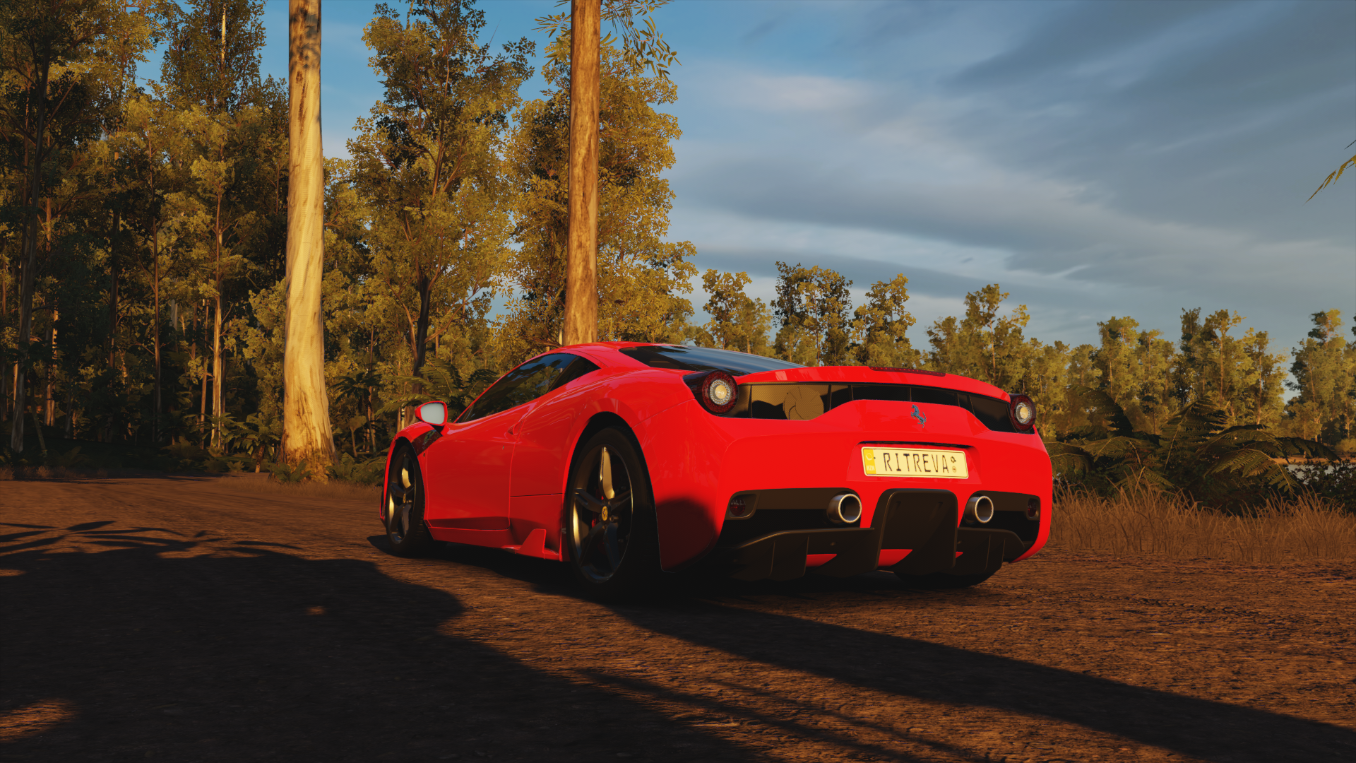 Forza Horizon 3 Ferrari 458 Speciale Video Game Photography Video Games 1920x1080