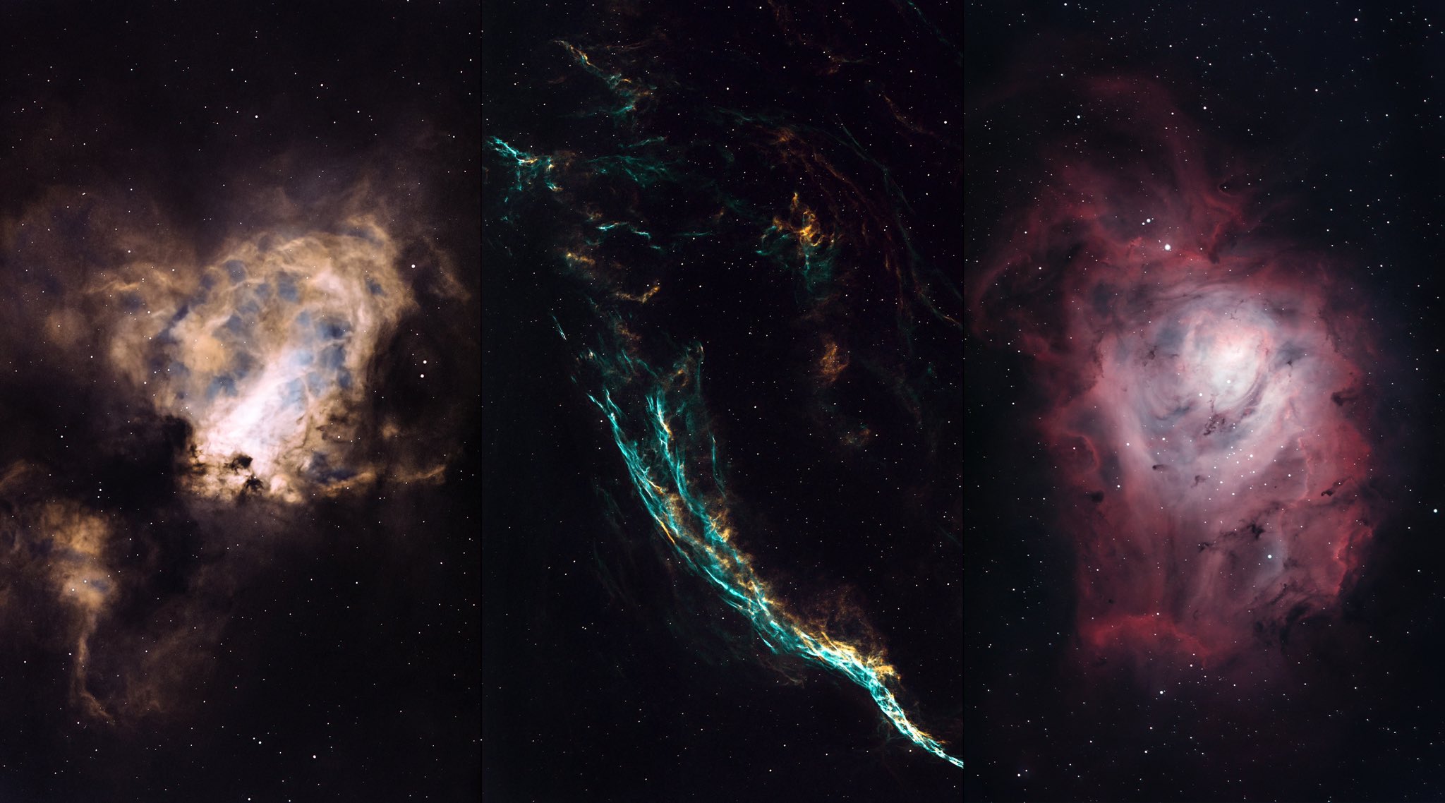 Space Galaxy Stars Collage 2048x1138