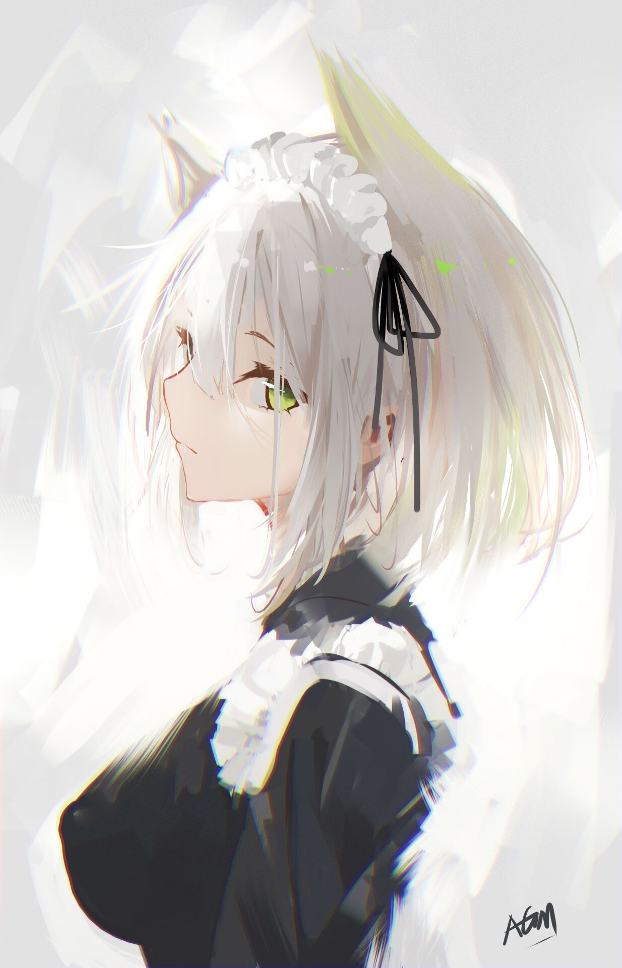 Arknights Anime Games Artwork White Background Portrait Display Anime Girls Animal Ears Short Hair W 1234x1920