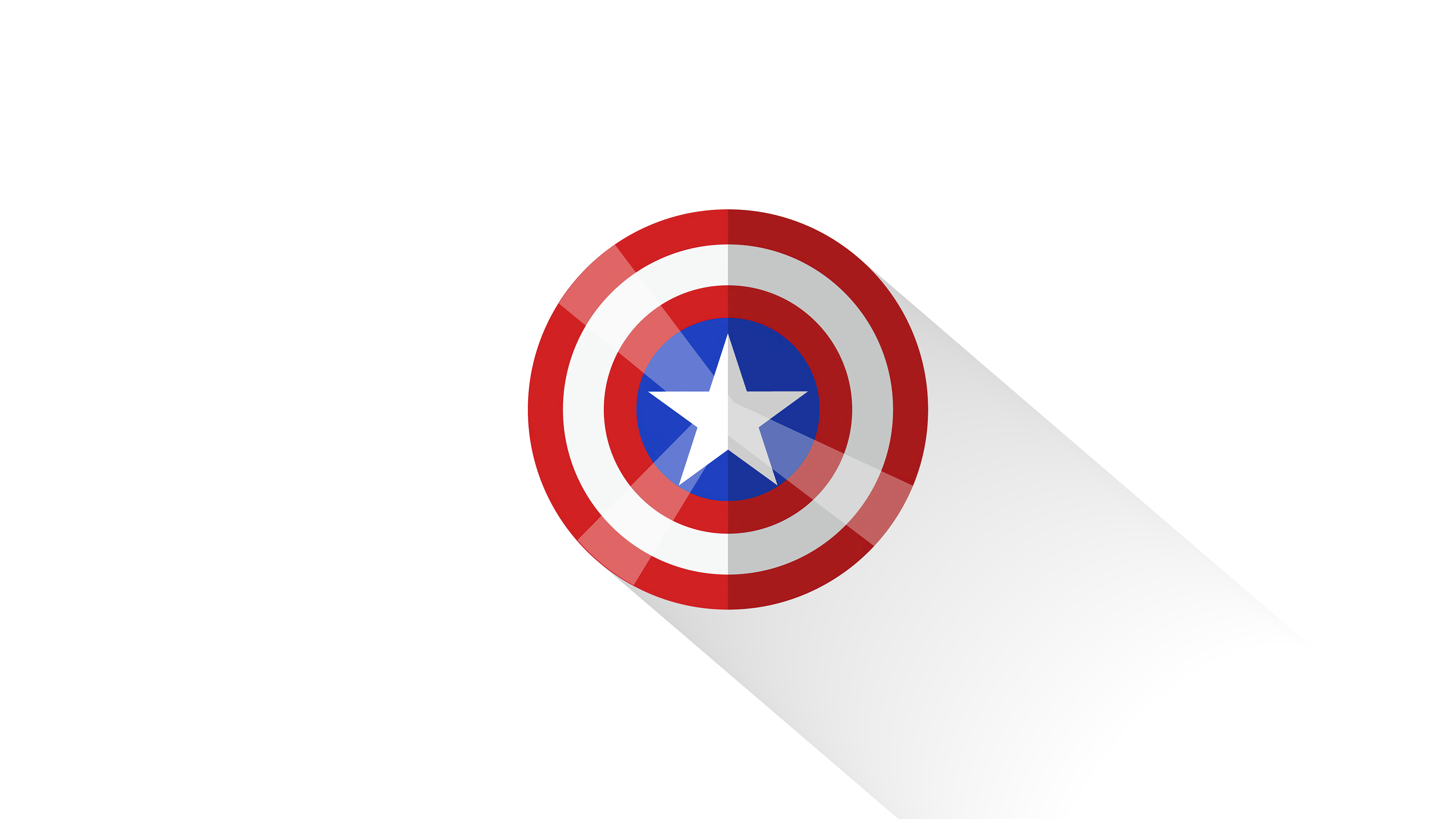 Captain America Marvel Comics Minimalist 5120x2880
