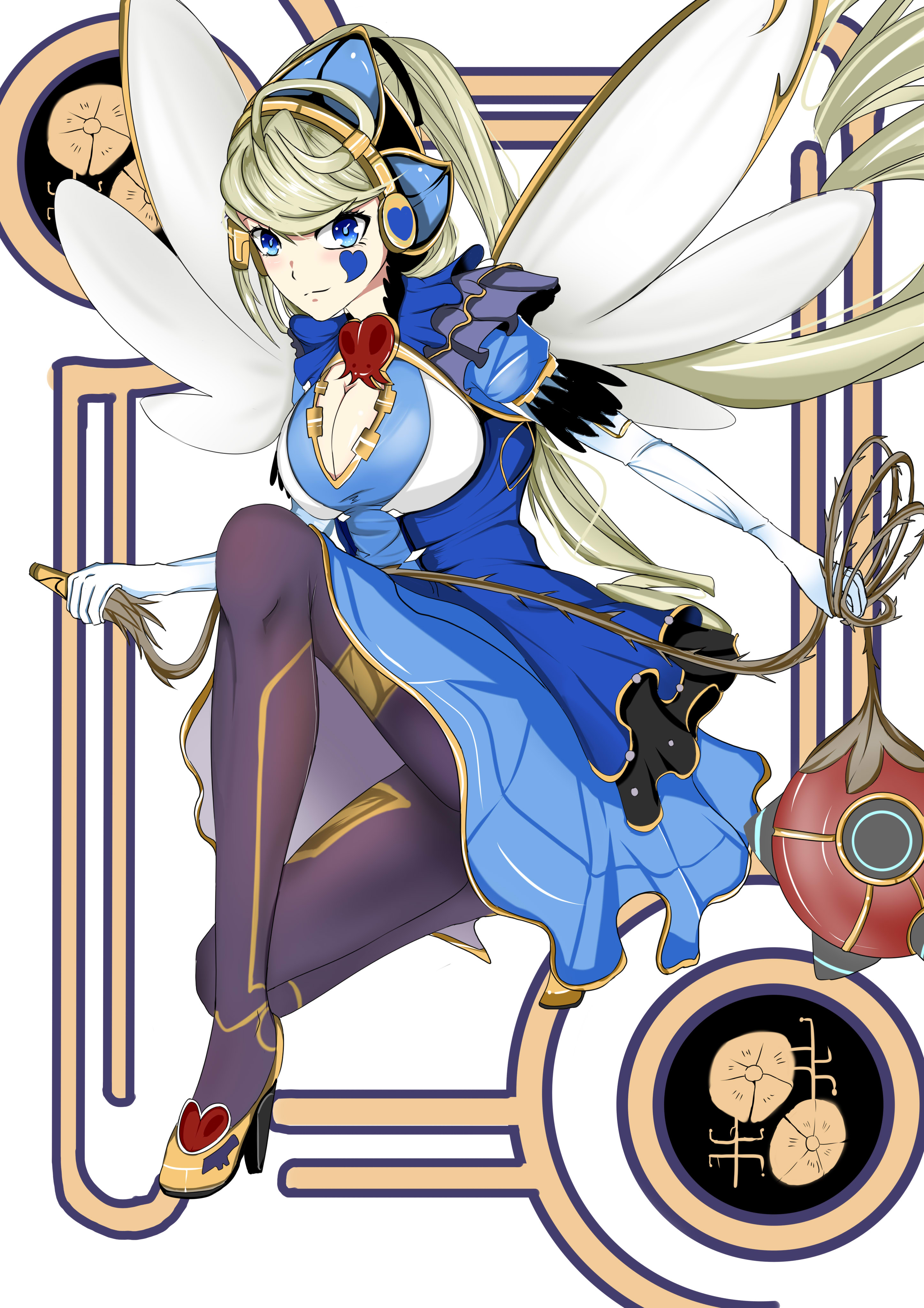 Anime Anime Girls Yu Gi Oh Yu Gi Oh VRAiNS Trading Card Games Trickstar Holly Angel Ponytail Long Ha 2893x4093