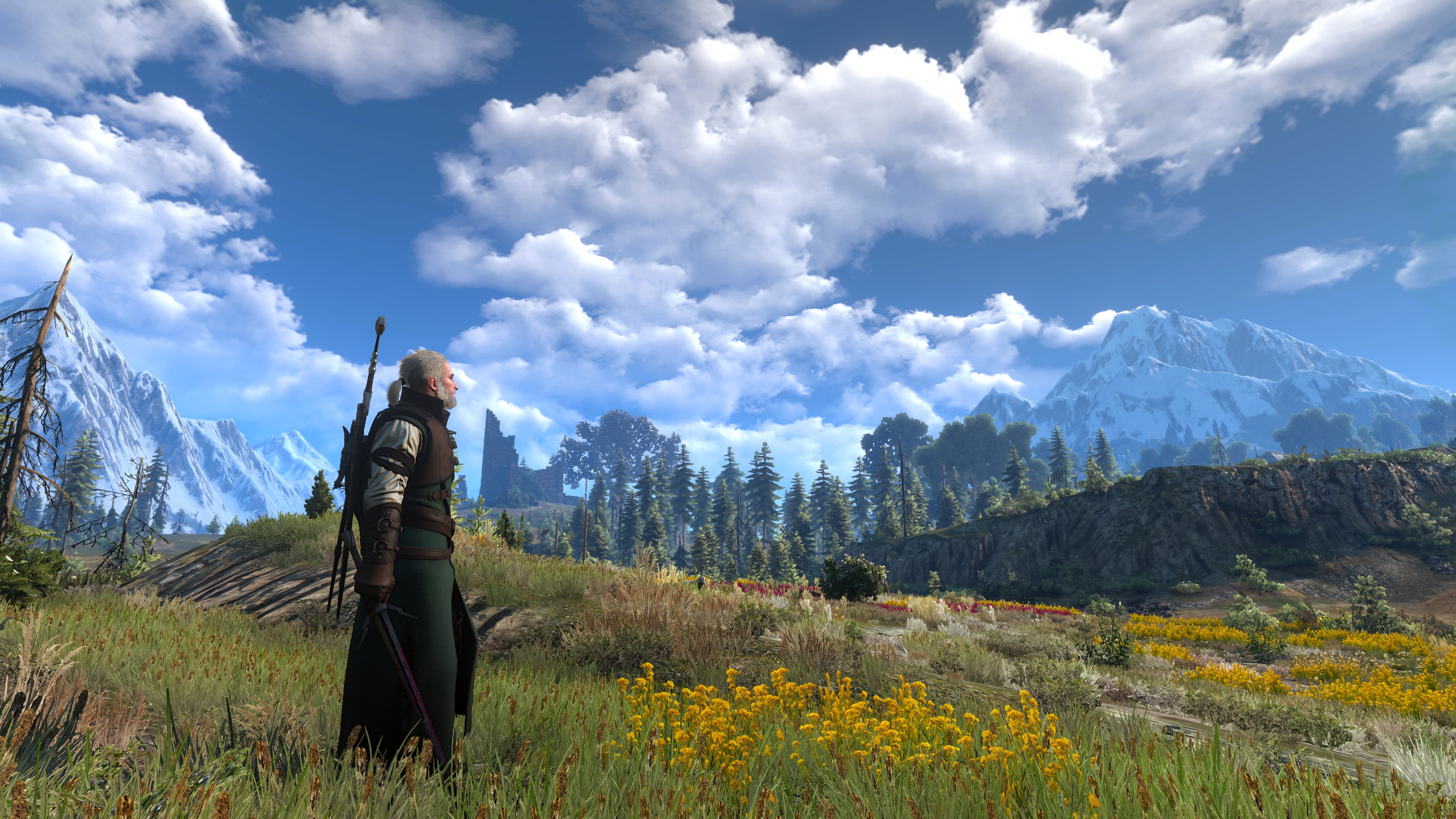 The Witcher 3 Wild Hunt Geralt Of Rivia Ard Skellige Screen Shot 3840x2160