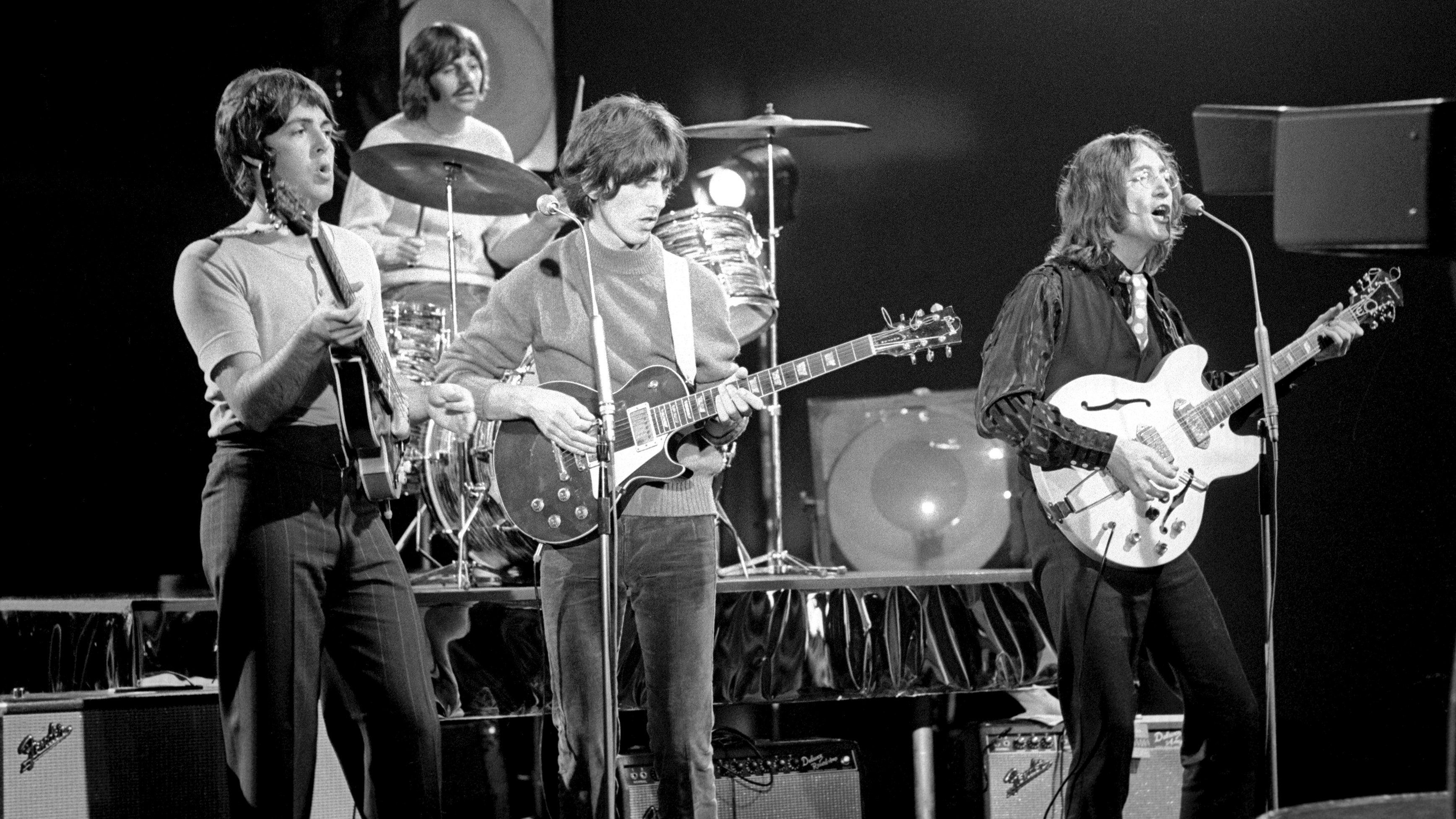 The Beatles Ringo Starr John Lennon Paul McCartney George Harrison 3472x1953