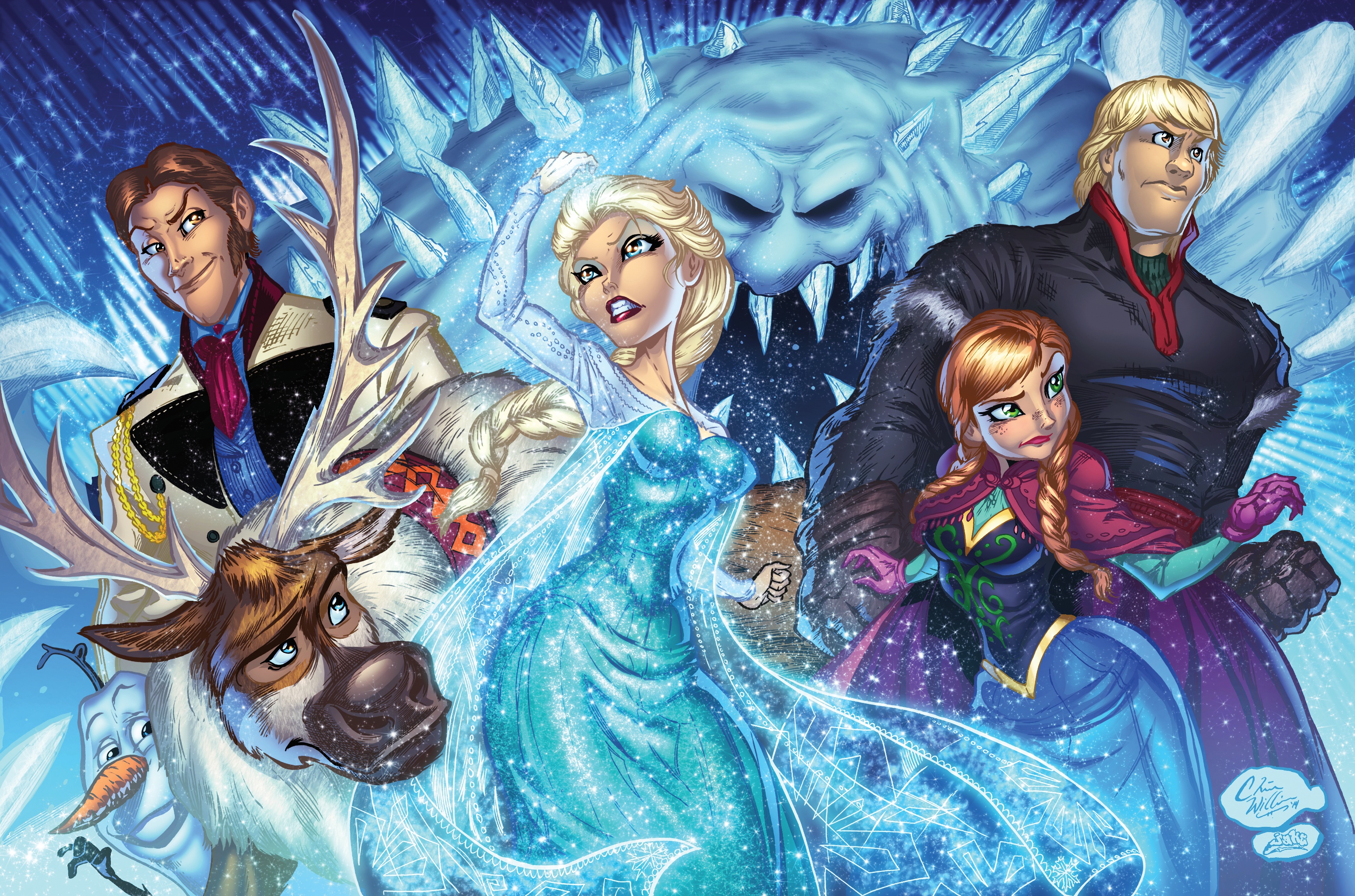 Frozen Movie Elsa Frozen Anna Frozen Hans Frozen Sven Frozen Olaf Frozen Kristoff Frozen 3117x2061